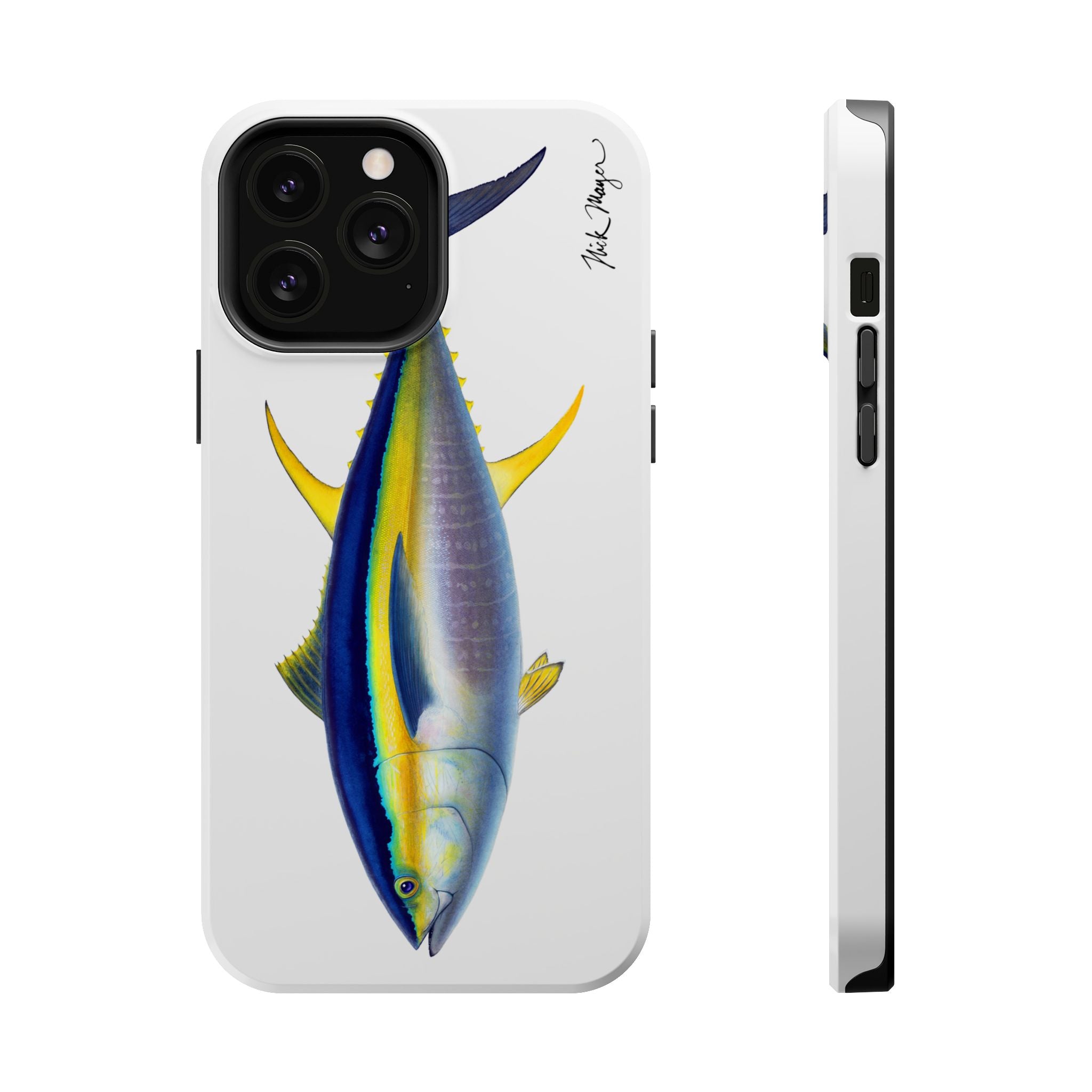 Yellowfin Tuna MagSafe White iPhone Case