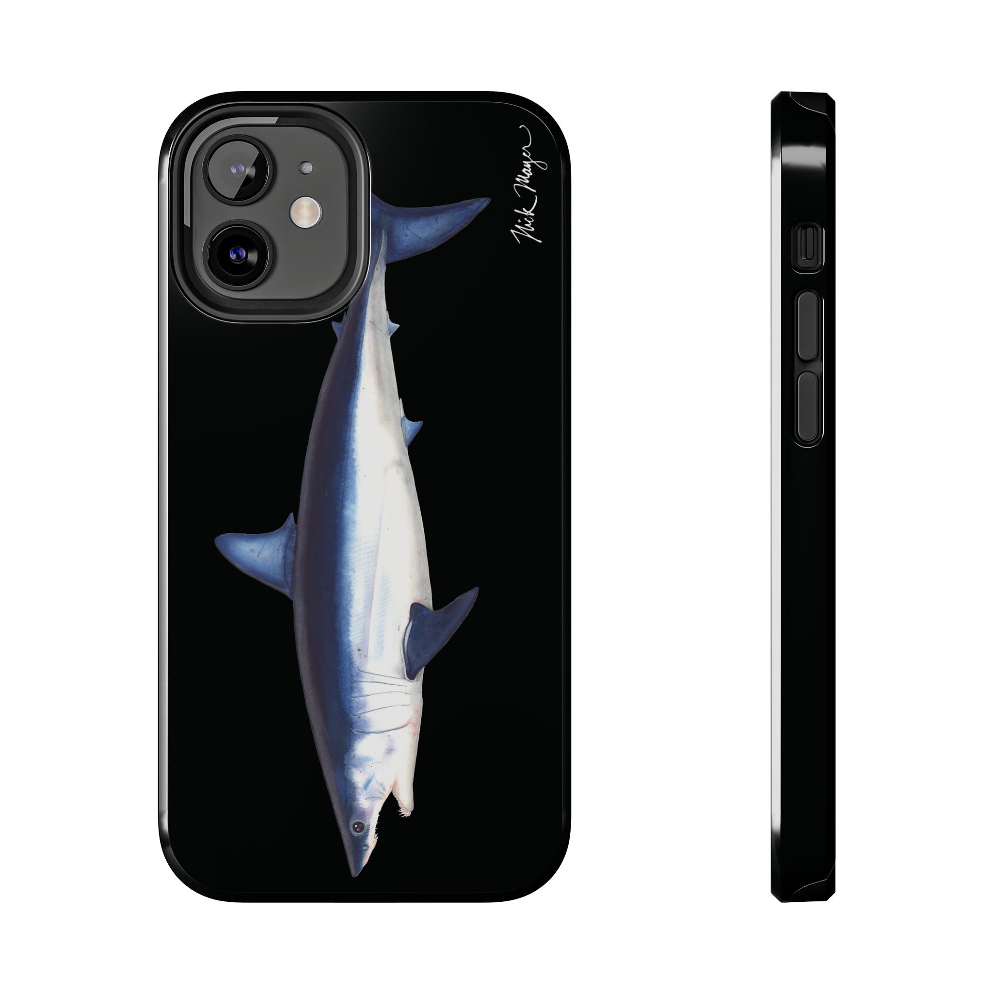 Mako Shark Black iPhone Case