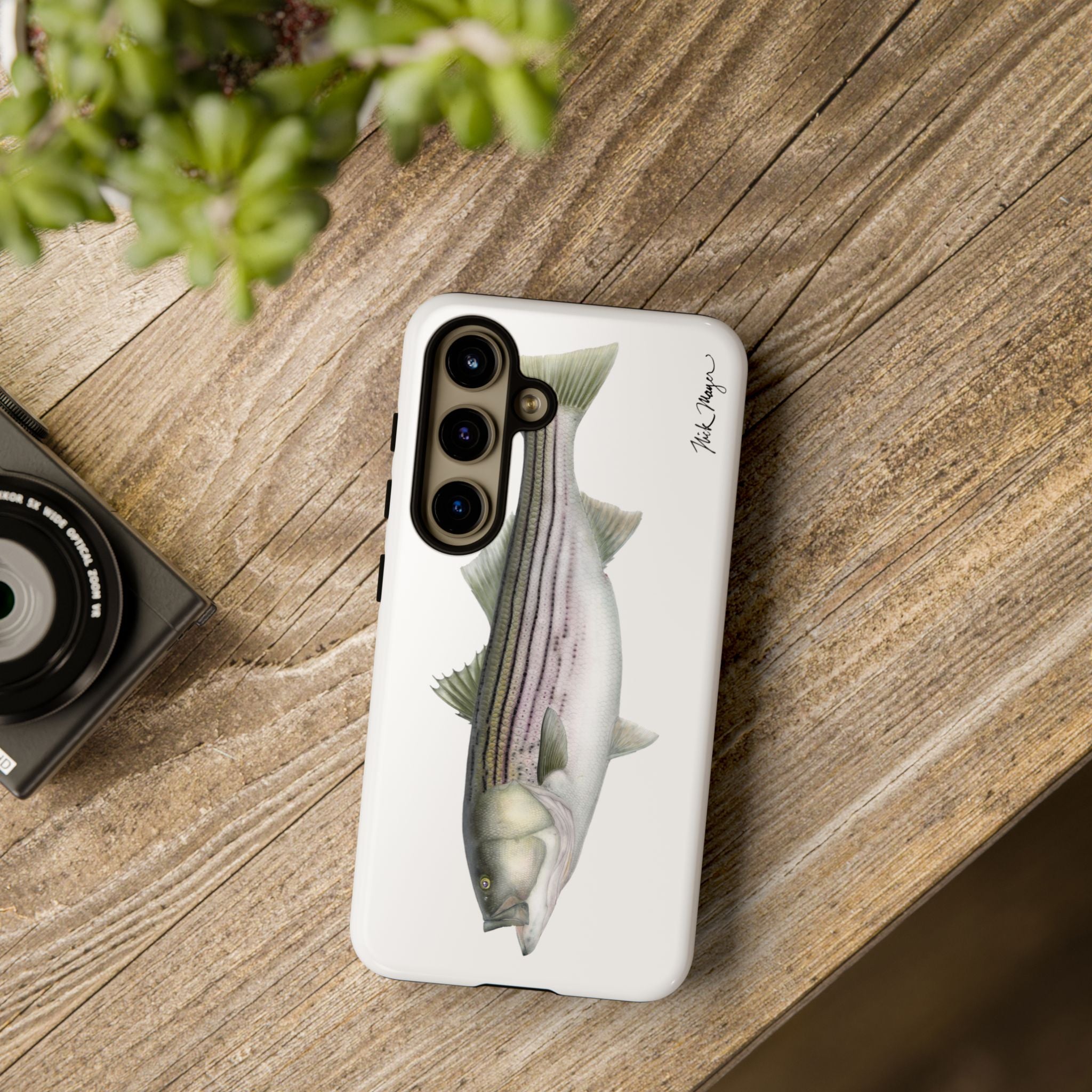 30 lb Striper White Phone Case (Samsung)