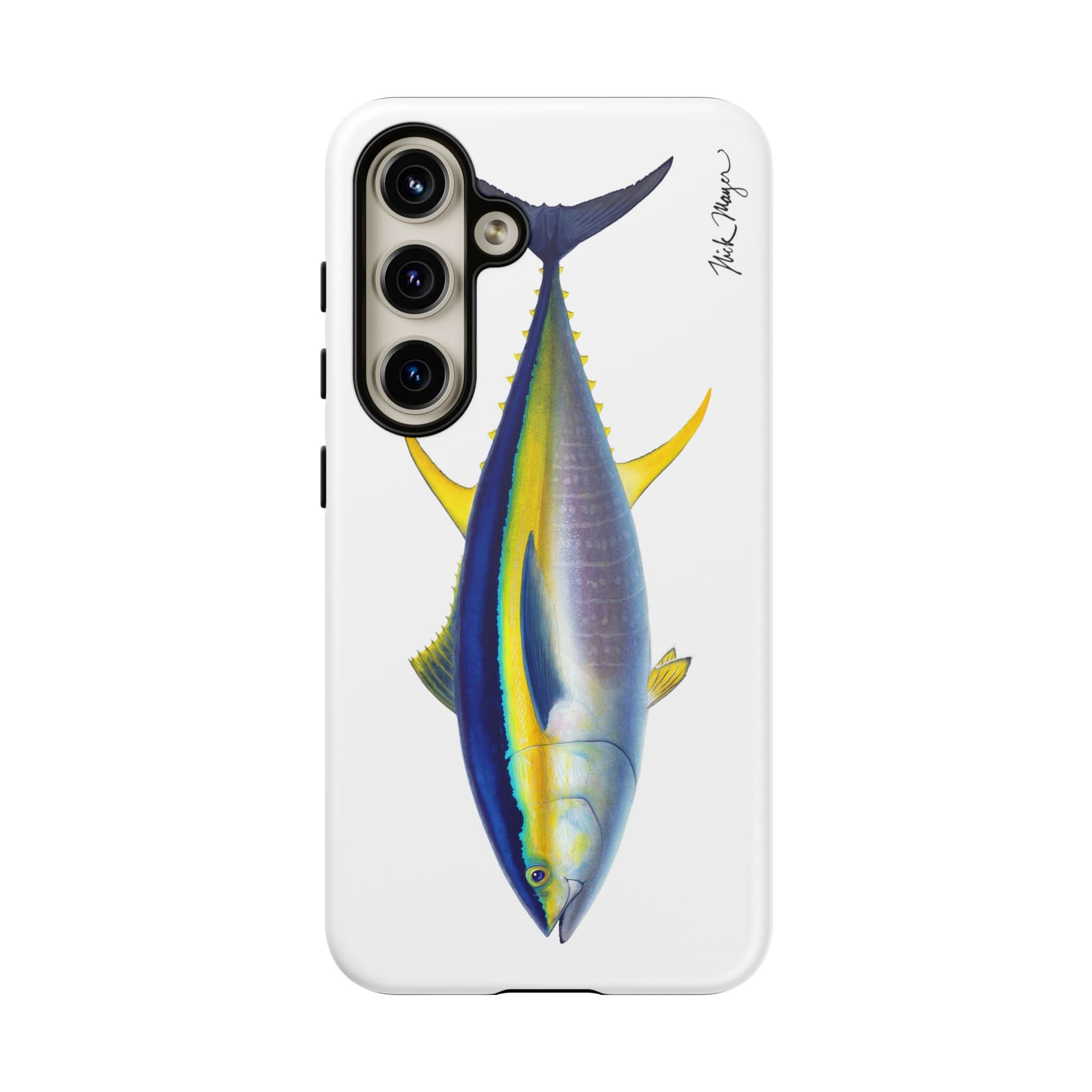 Yellowfin Tuna White Phone Case (Samsung)