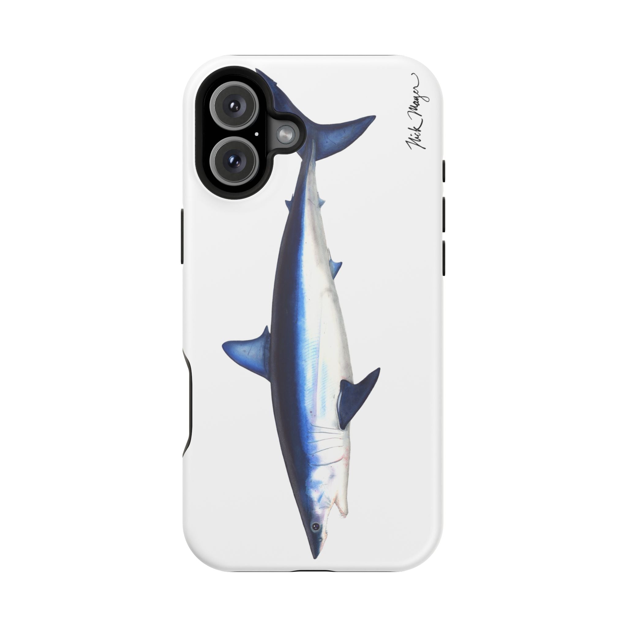 Mako Shark MagSafe White iPhone Case