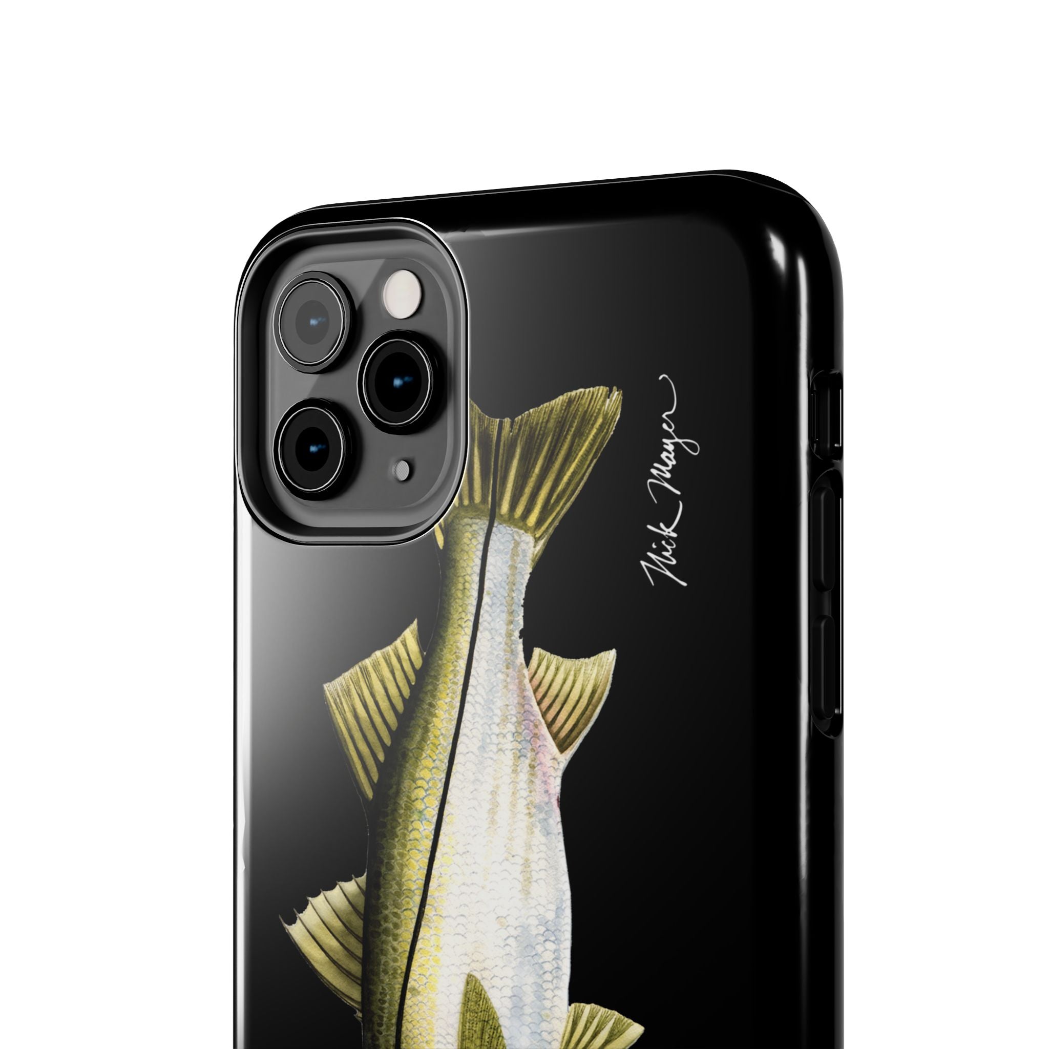 Snook Black Phone Case (iPhone)