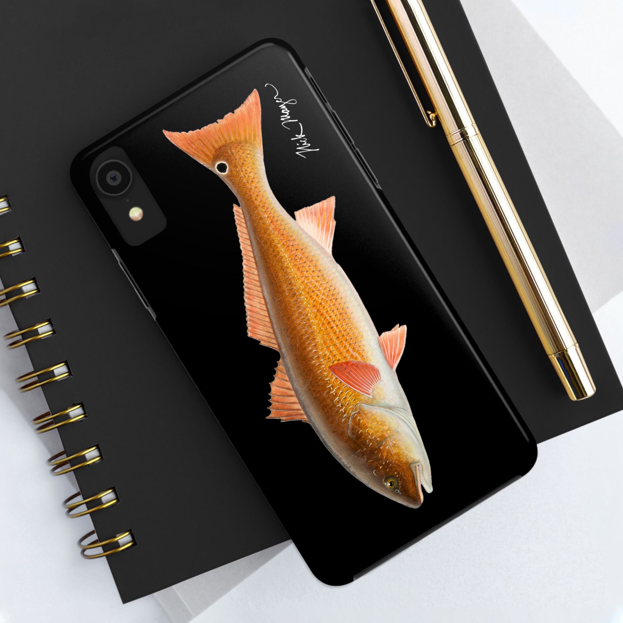 Redfish Black Phone Case (iPhone)