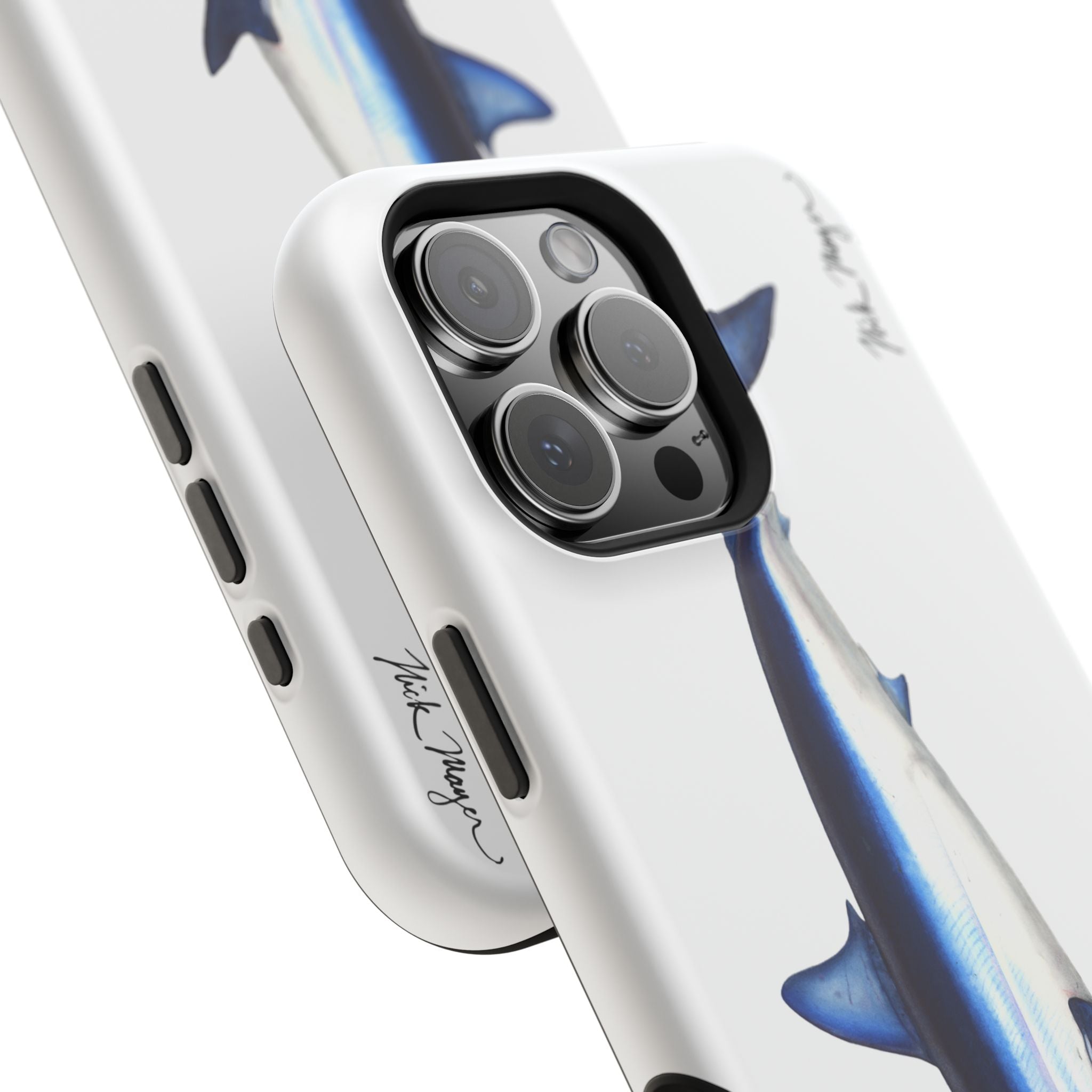 Mako Shark MagSafe White iPhone Case