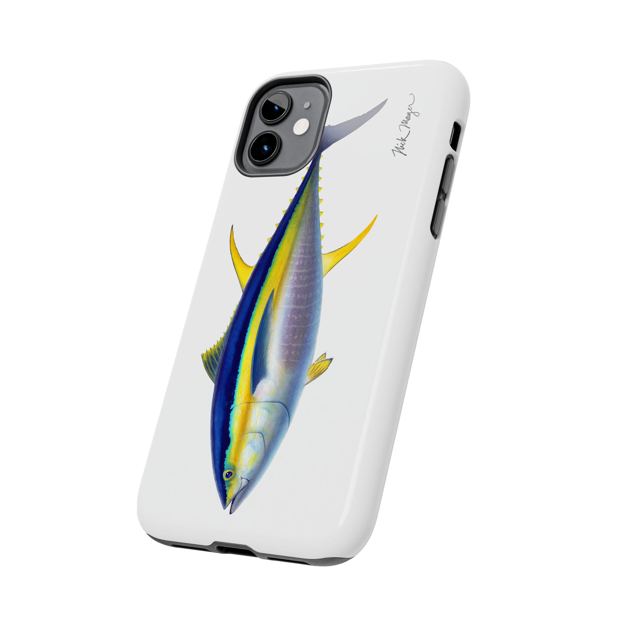 Yellowfin Tuna White Phone Case (iPhone)