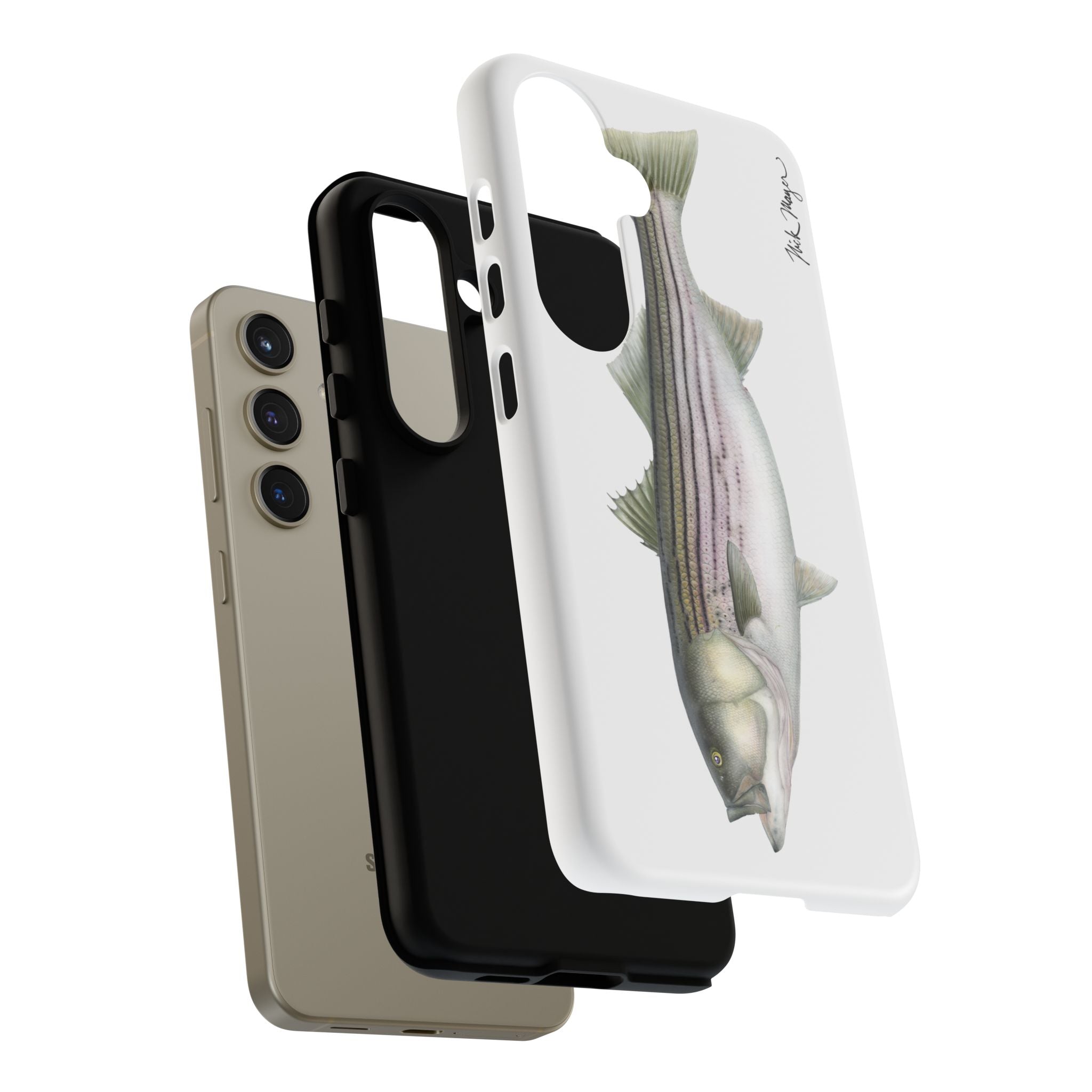 30 lb Striper White Phone Case (Samsung)