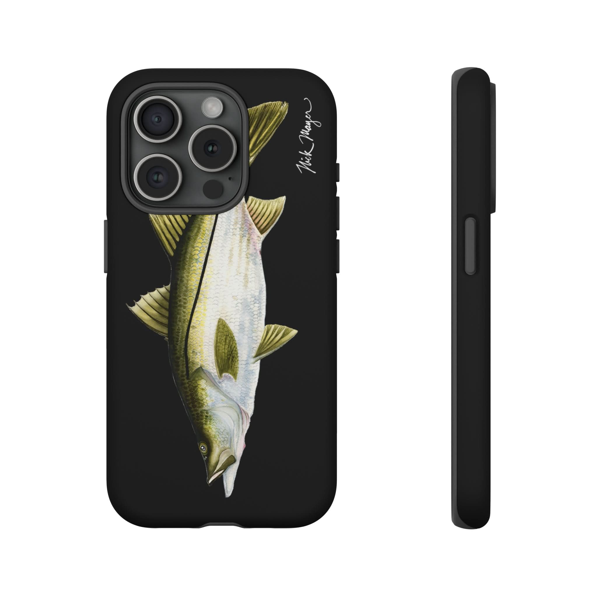 Snook Black iPhone 15 Case