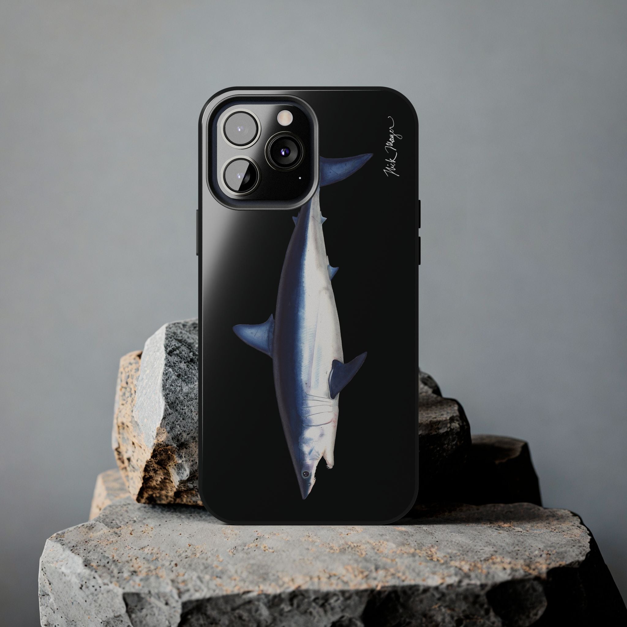 Mako Shark Black iPhone Case