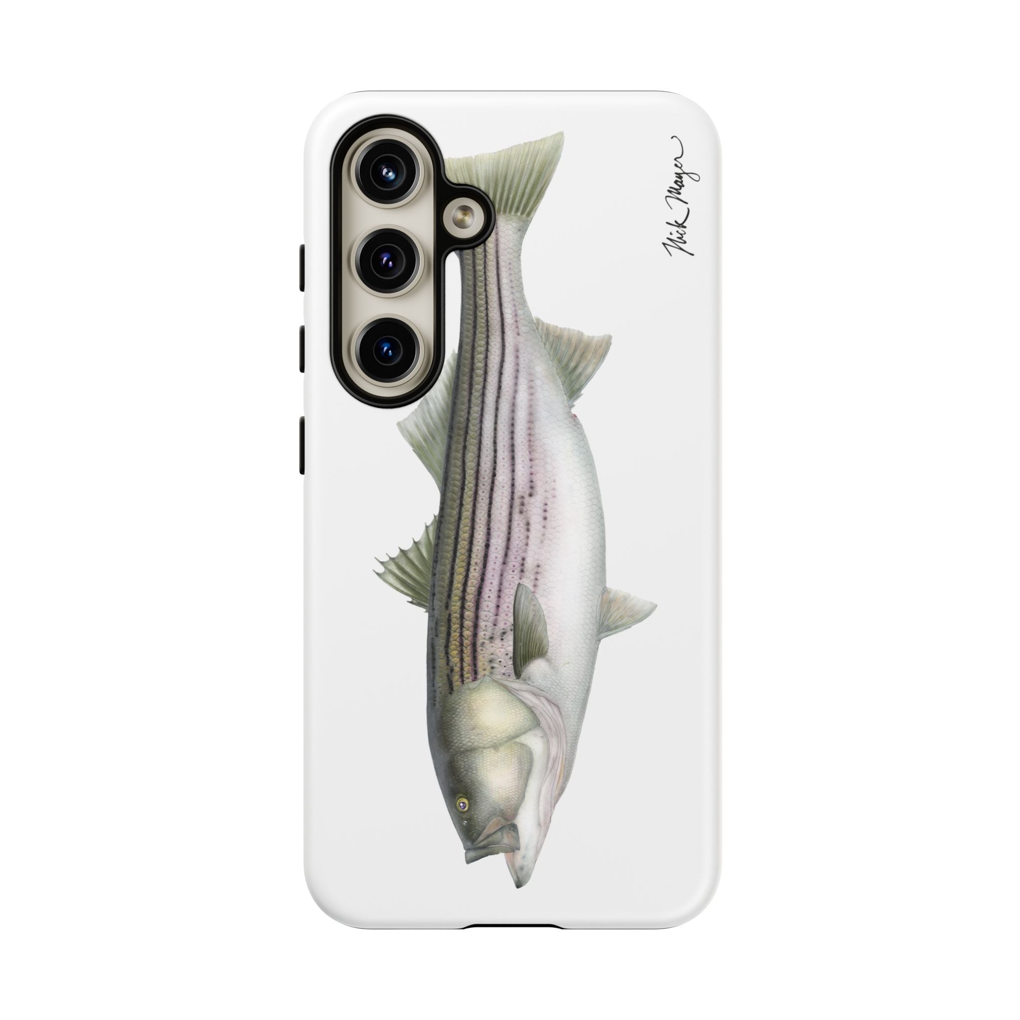 30 lb Striper White Phone Case (Samsung)