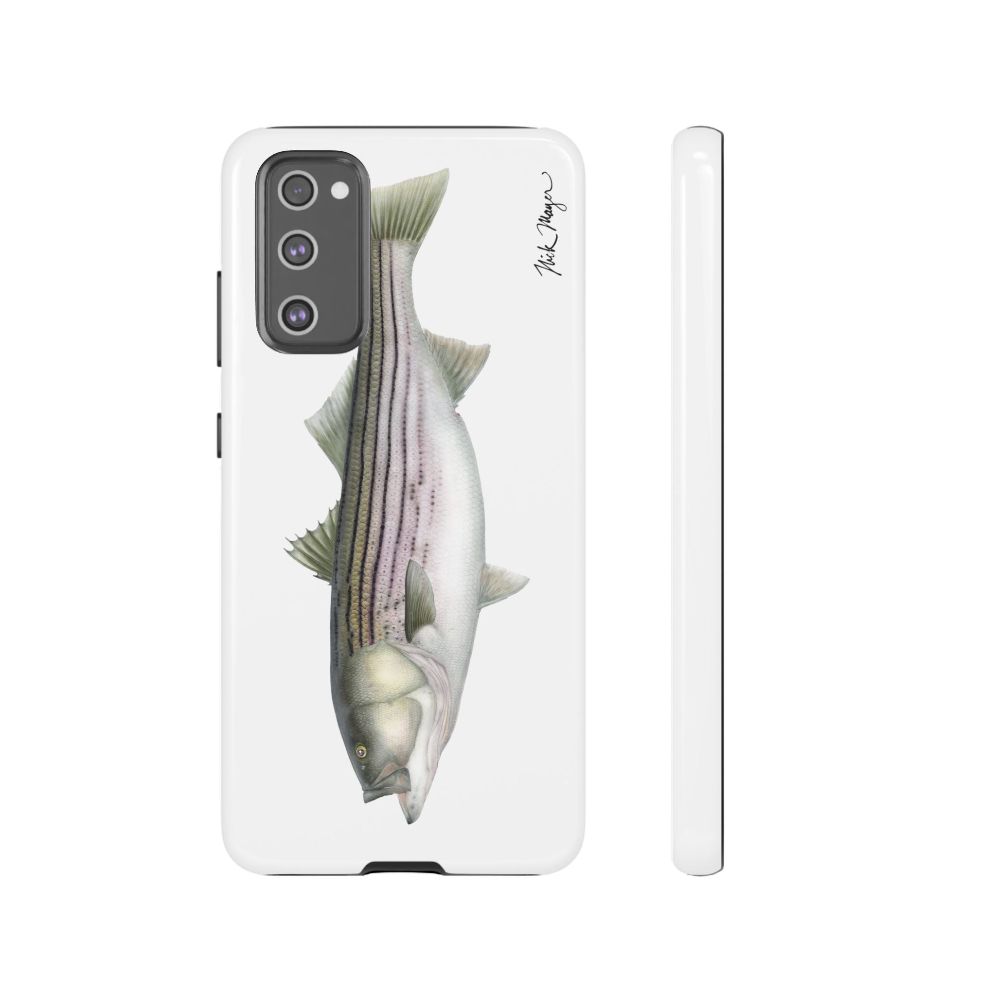 30 lb Striper White Phone Case (Samsung)