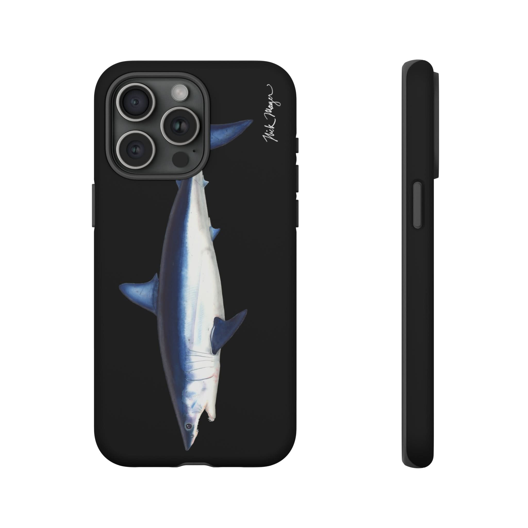 Mako Shark  Black iPhone 15  Case