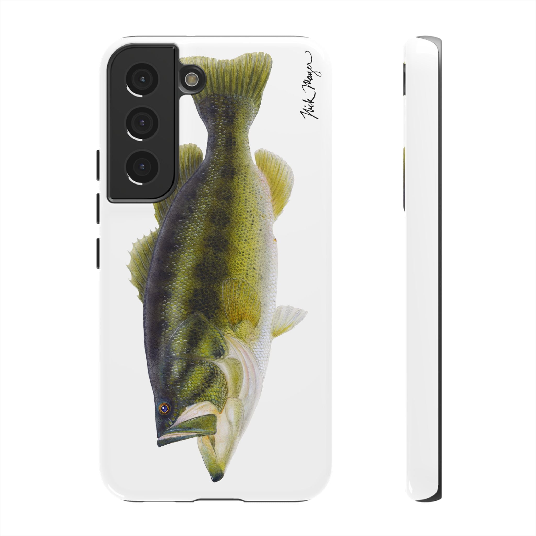 Largemouth Bass White Phone Case (Samsung)