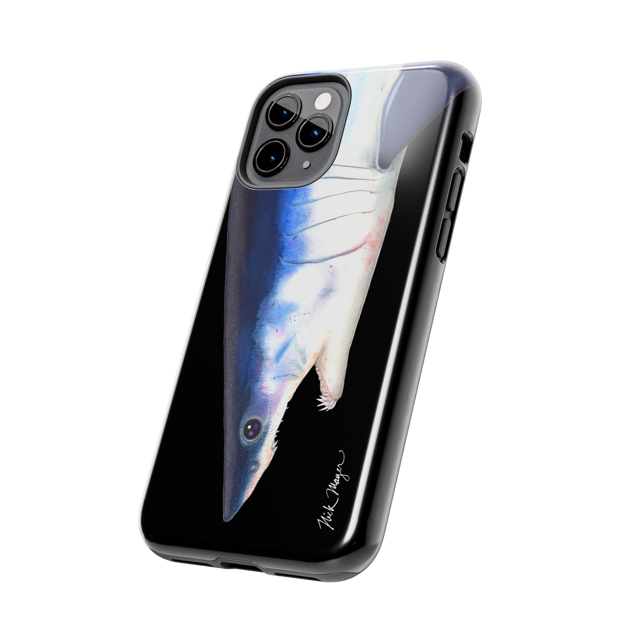 Mako Shark Face Black Case (iPhone)