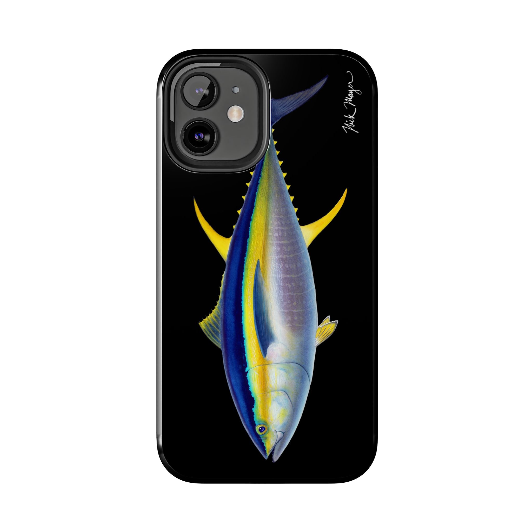 Yellowfin Tuna Black Phone Case (iPhone)