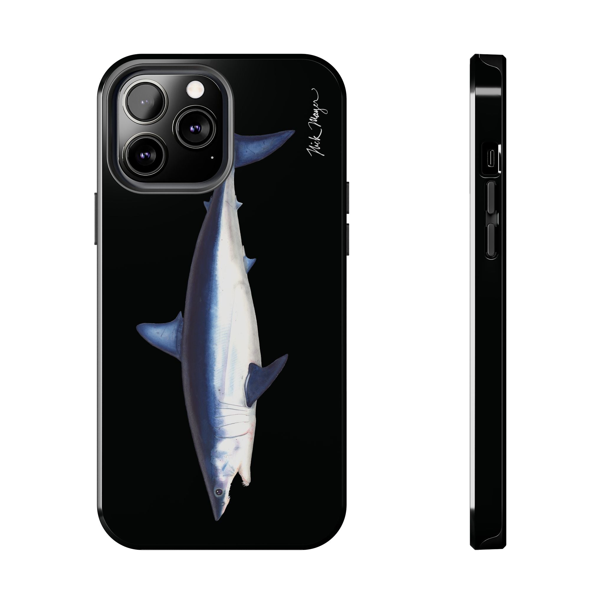 Mako Shark Black iPhone Case