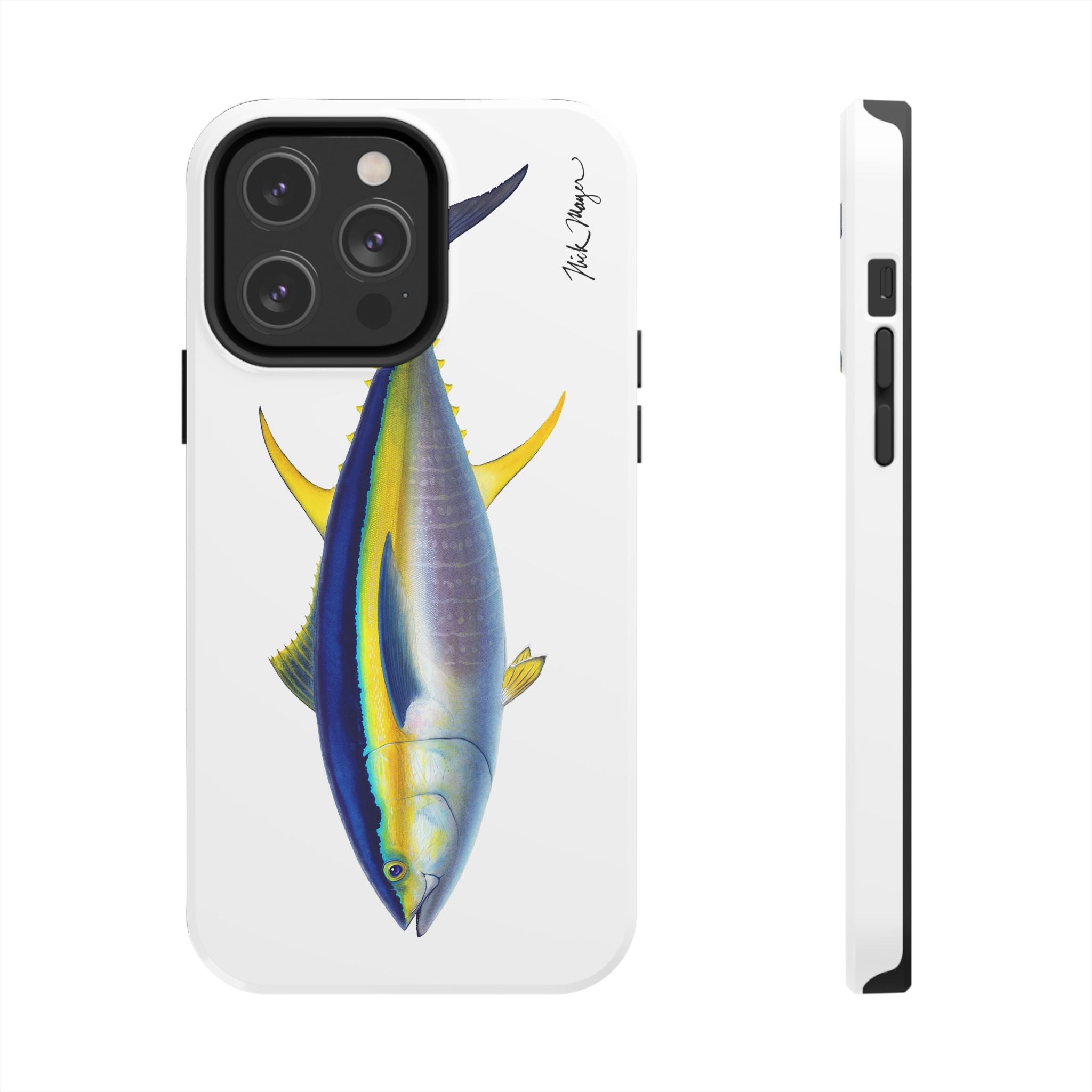 Yellowfin Tuna White Phone Case (iPhone)