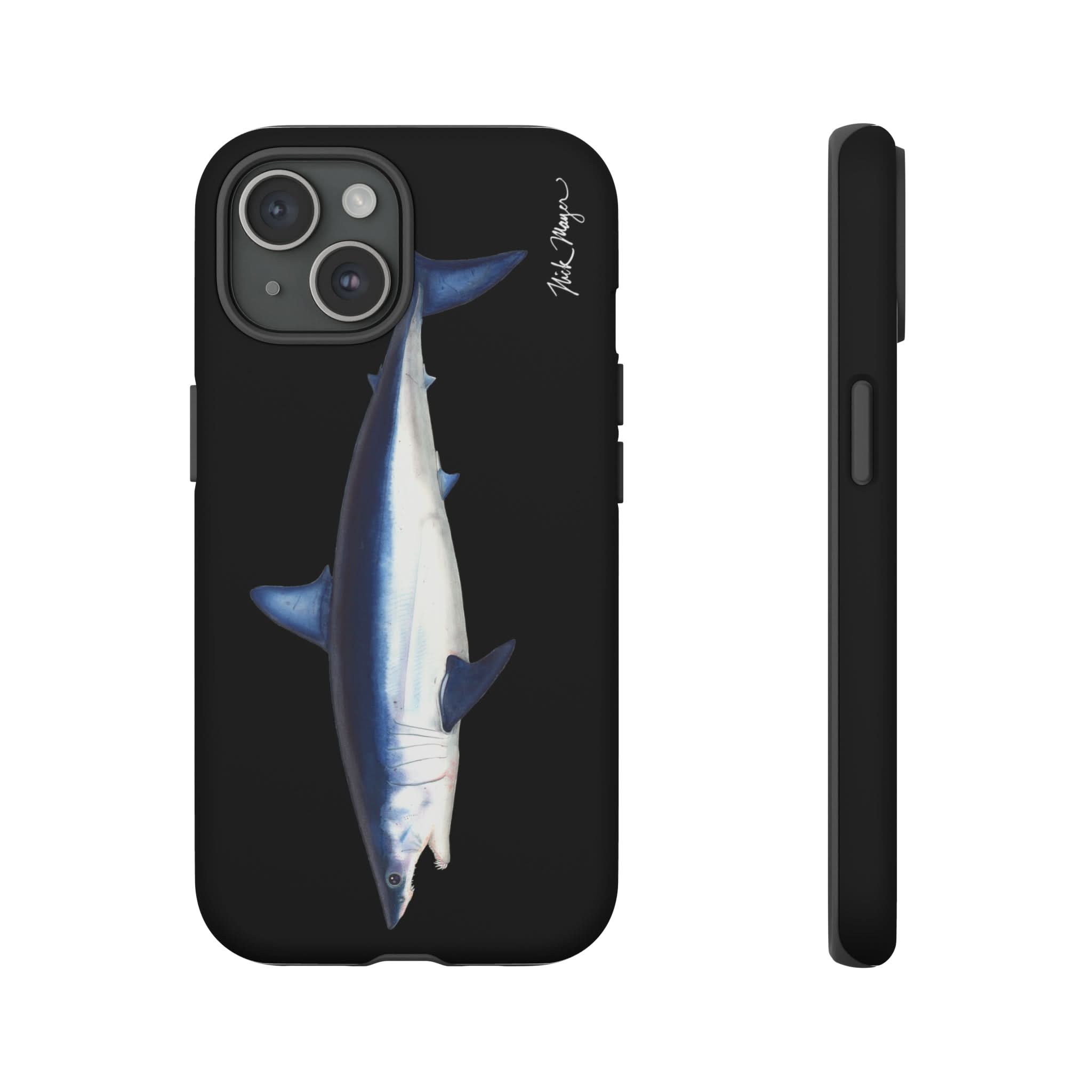 Mako Shark  Black iPhone 15  Case