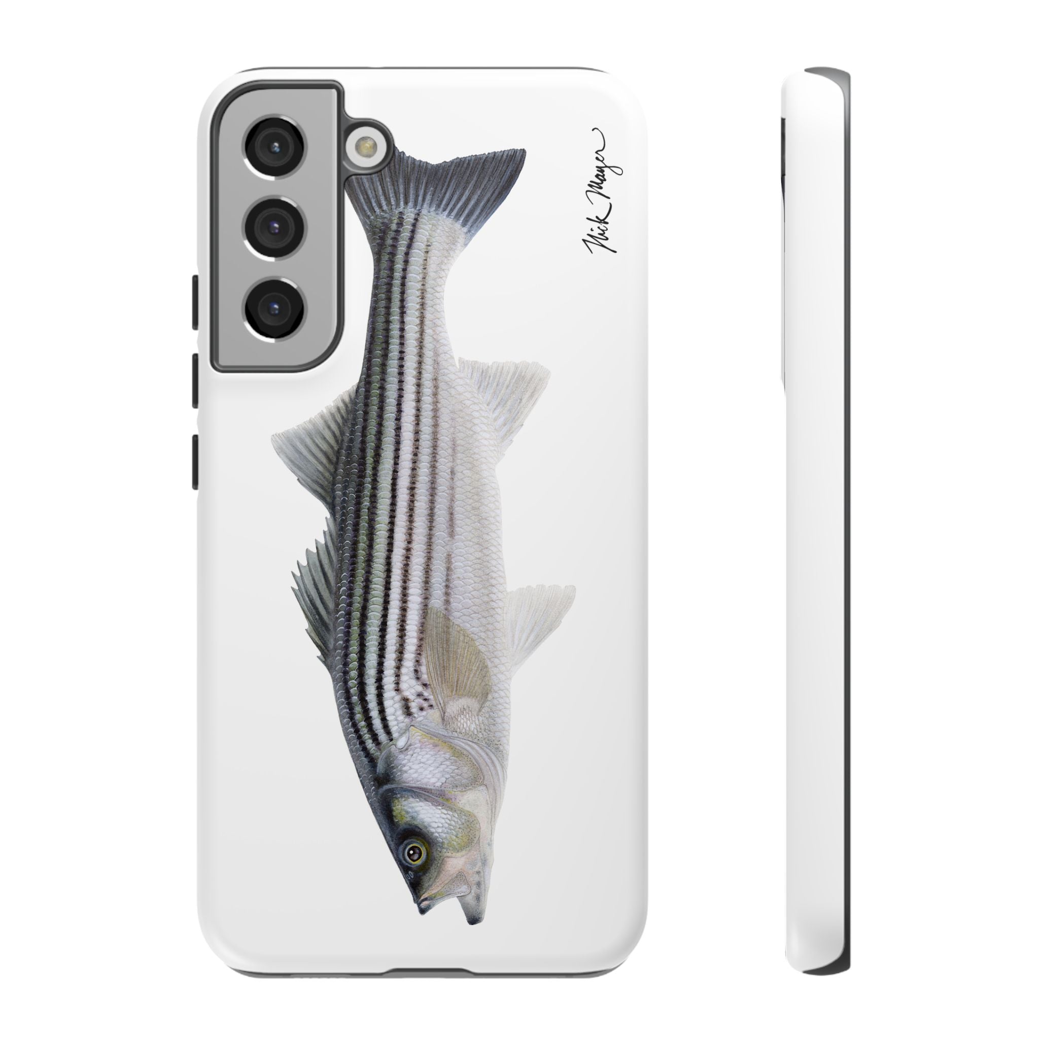 Schoolie Striper White Phone Case (Samsung)