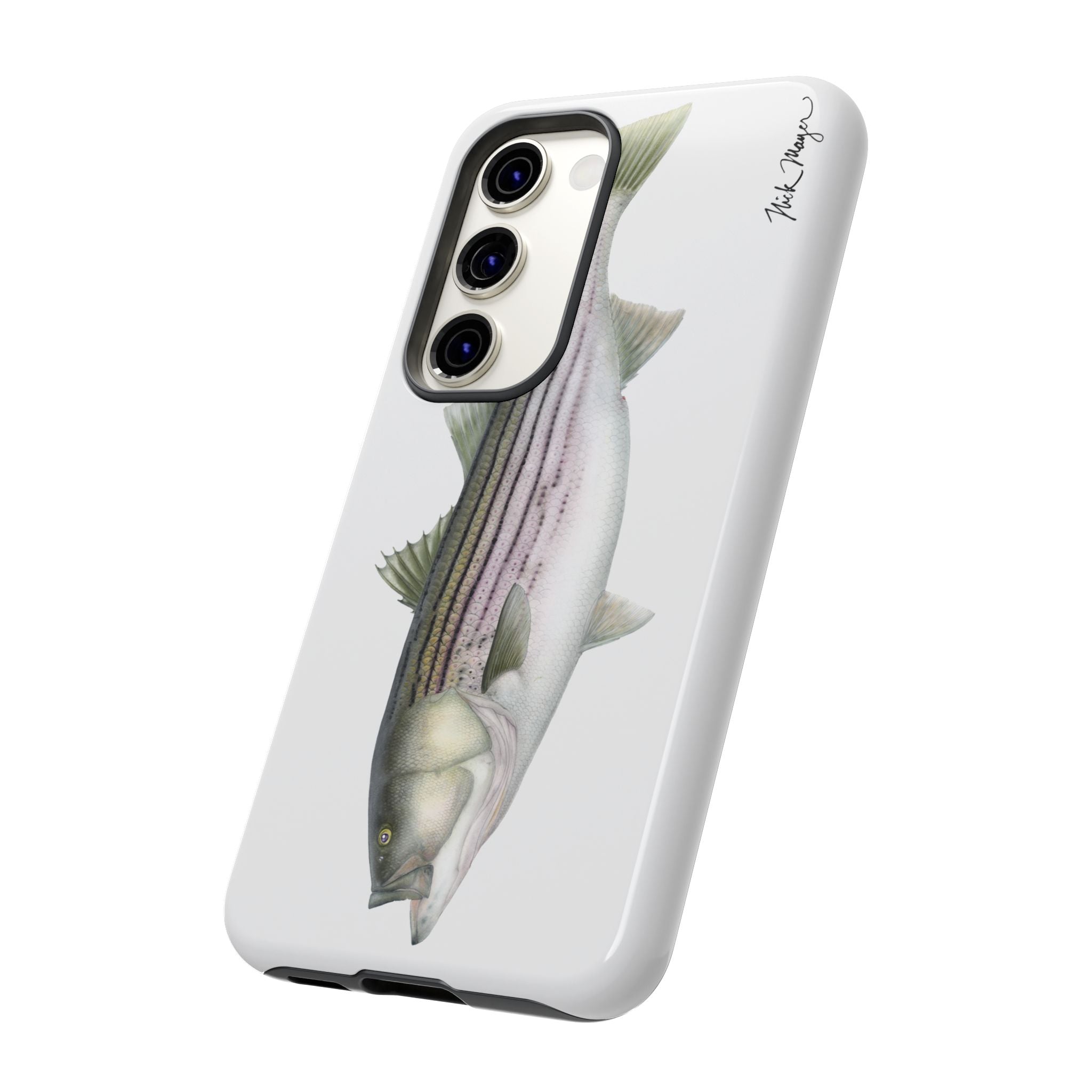 30 lb Striper White Phone Case (Samsung)