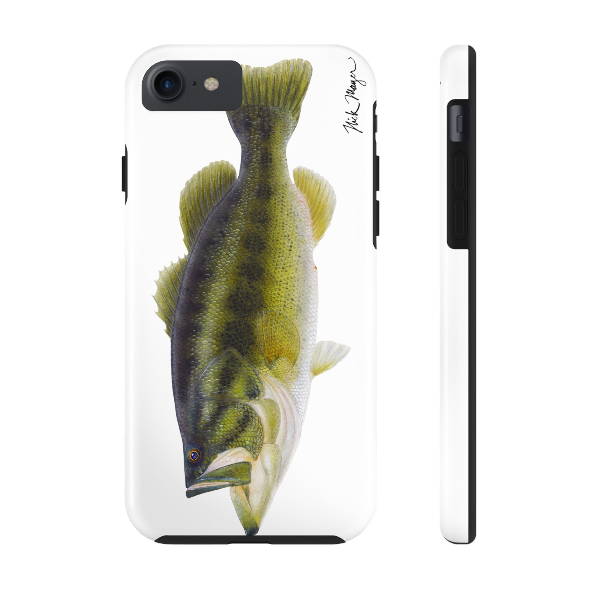 Largemouth Bass White Phone Case (iPhone)