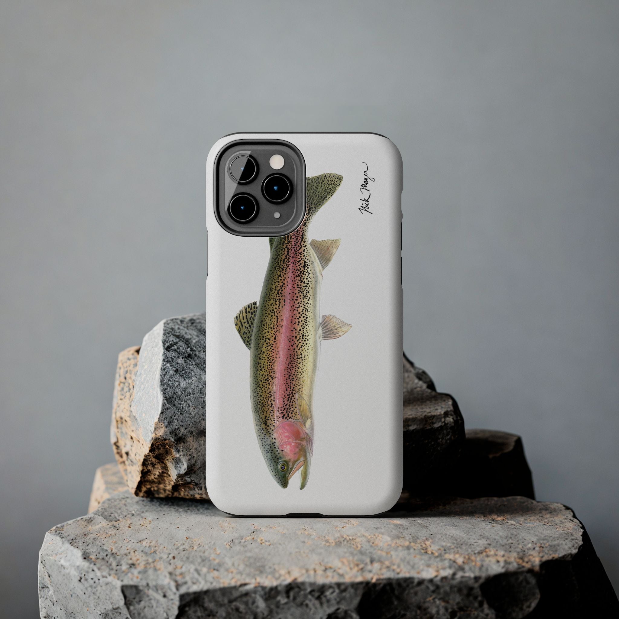 Rainbow Trout White Phone Case (iPhone)