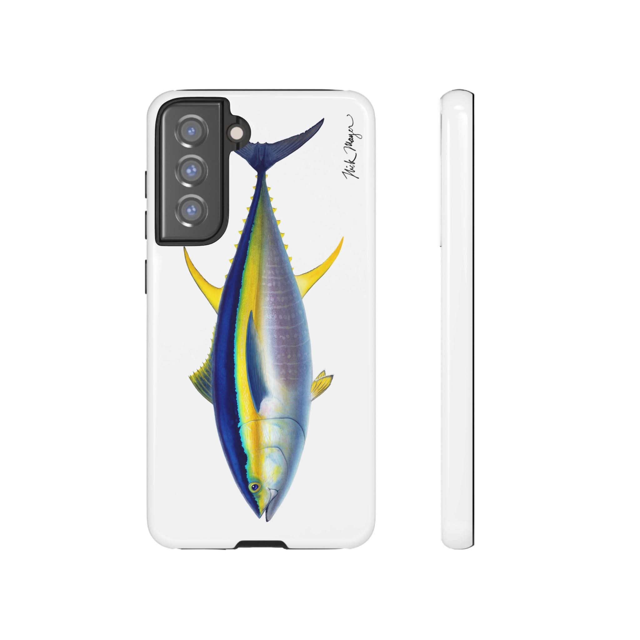 Yellowfin Tuna White Phone Case (Samsung)