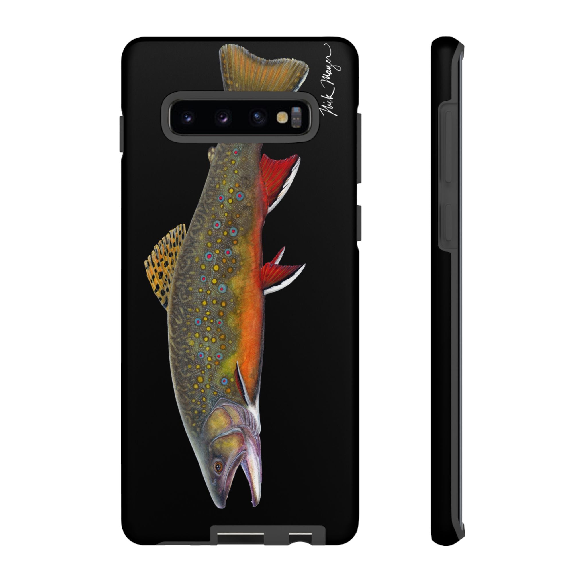 Brook Trout Black Phone Case (Samsung)