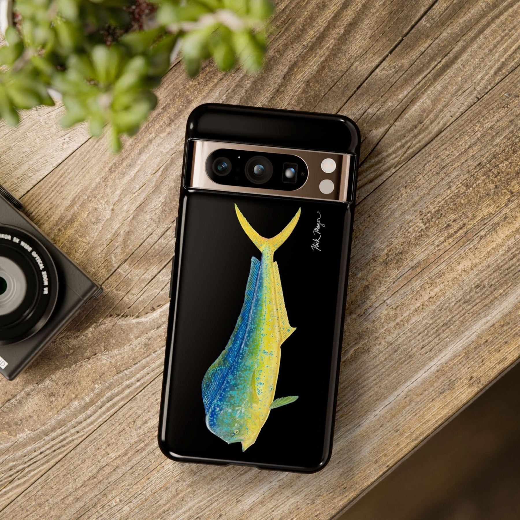 Bull Mahi Black Phone Case (iPhone 16 & Samsung)