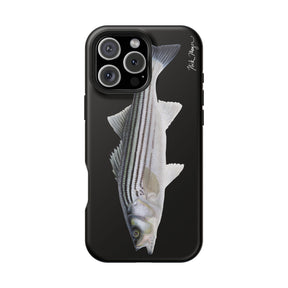 Schoolie Striper MagSafe Black iPhone Case