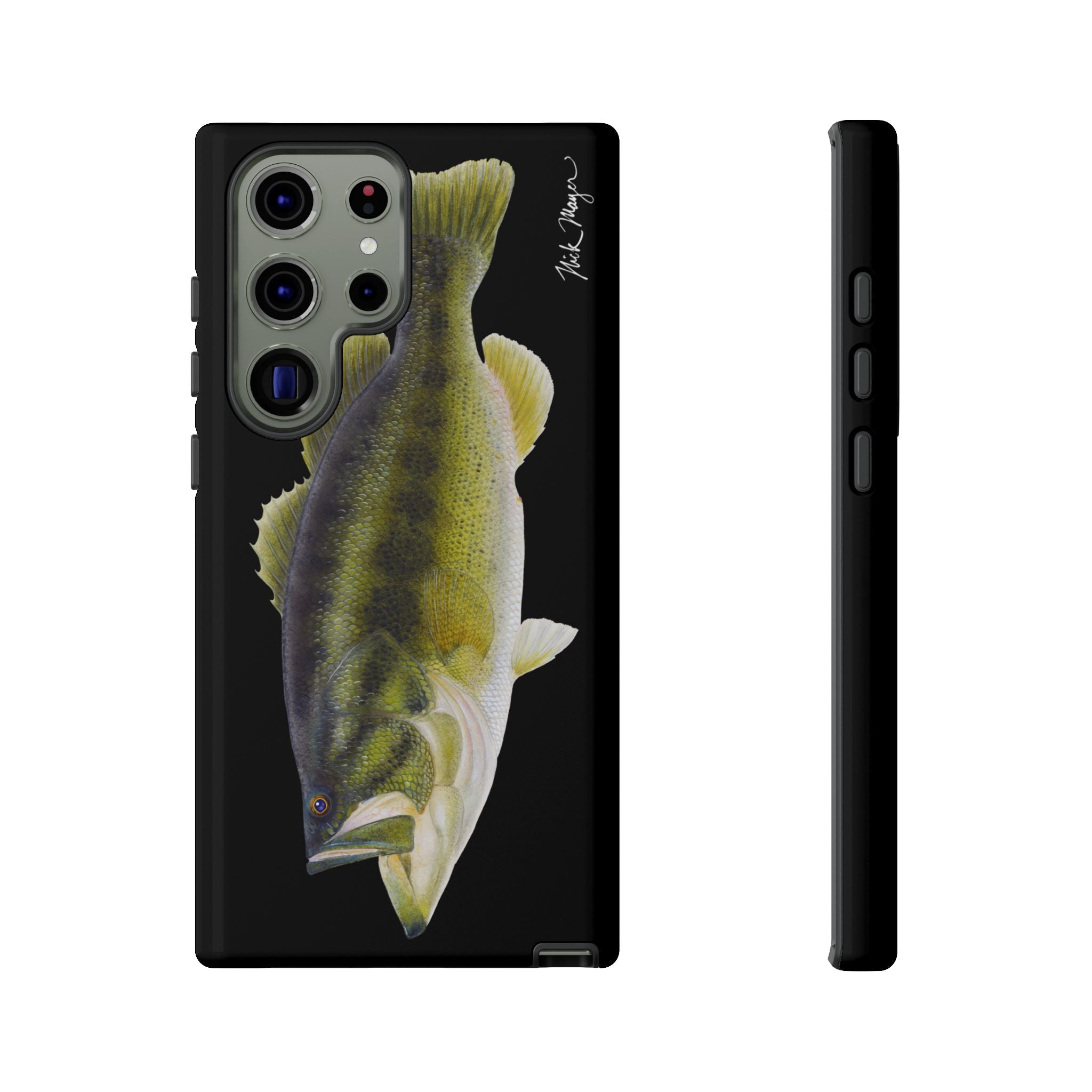 Largemouth Bass Black Phone Case (Samsung)