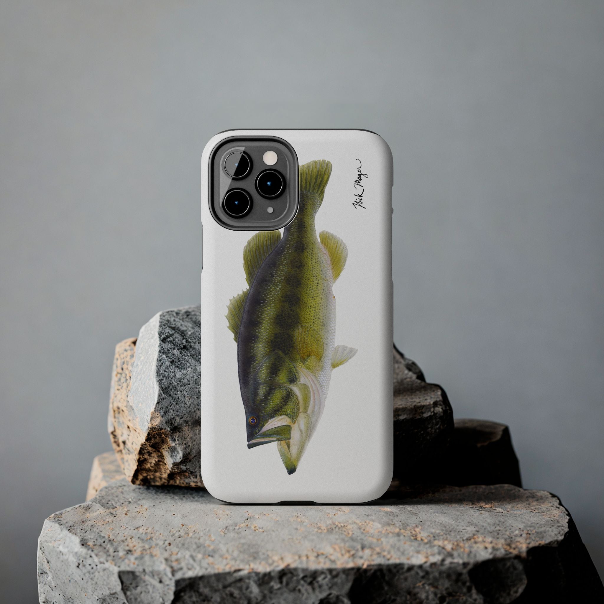 Largemouth Bass White Phone Case (iPhone)