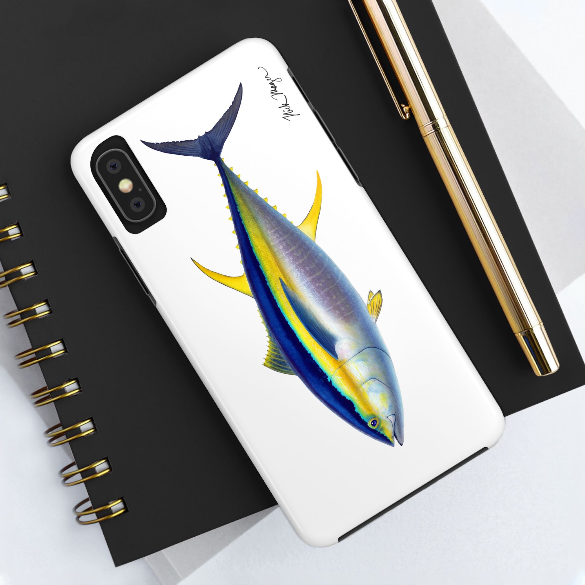 Yellowfin Tuna White Phone Case (iPhone)