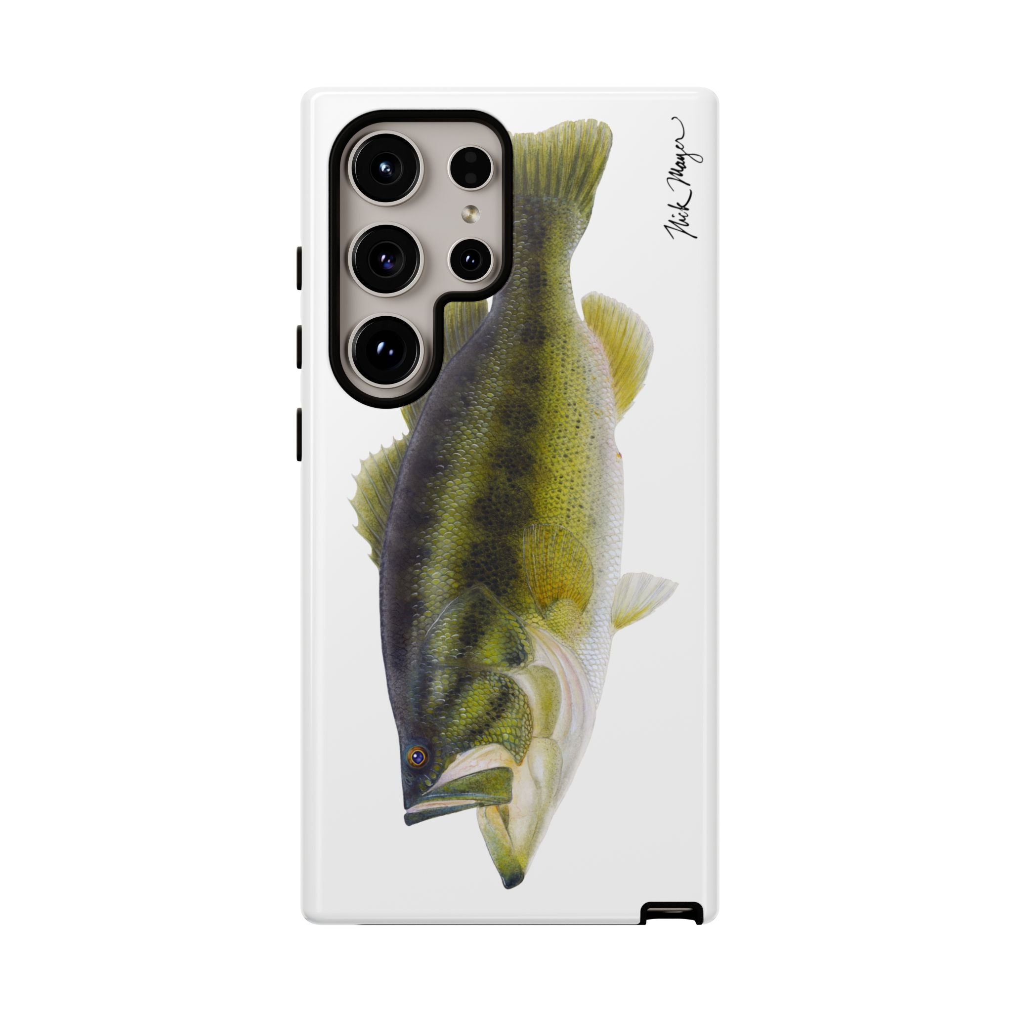 Largemouth Bass White Phone Case (Samsung)