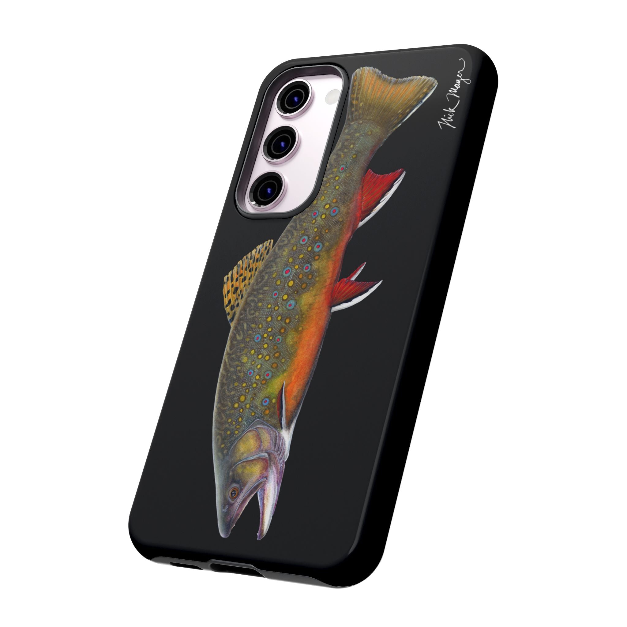 Brook Trout Black Phone Case (Samsung)