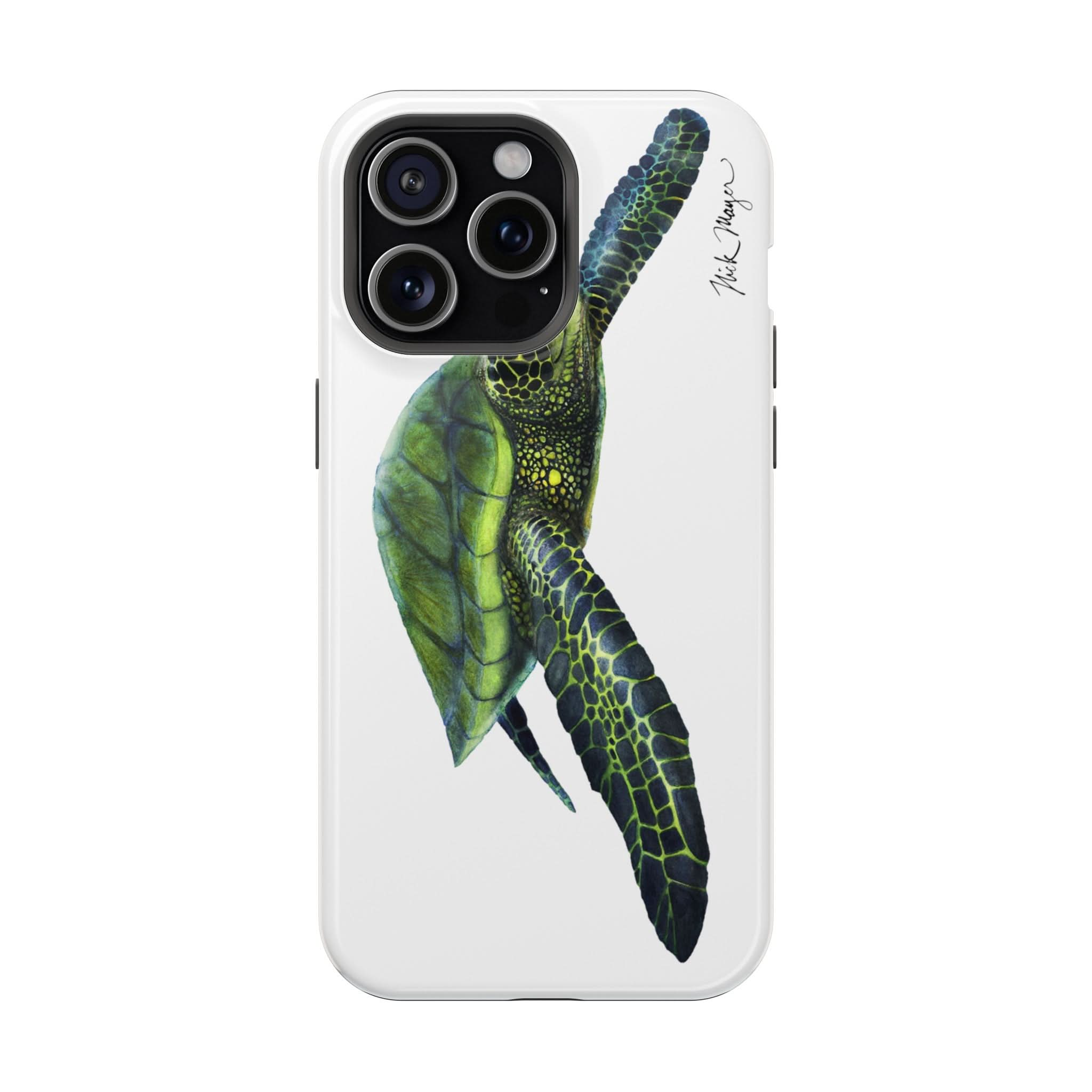 Green Sea Turtle MagSafe iPhone Case