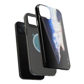 Mako Shark Face MagSafe Black iPhone Case