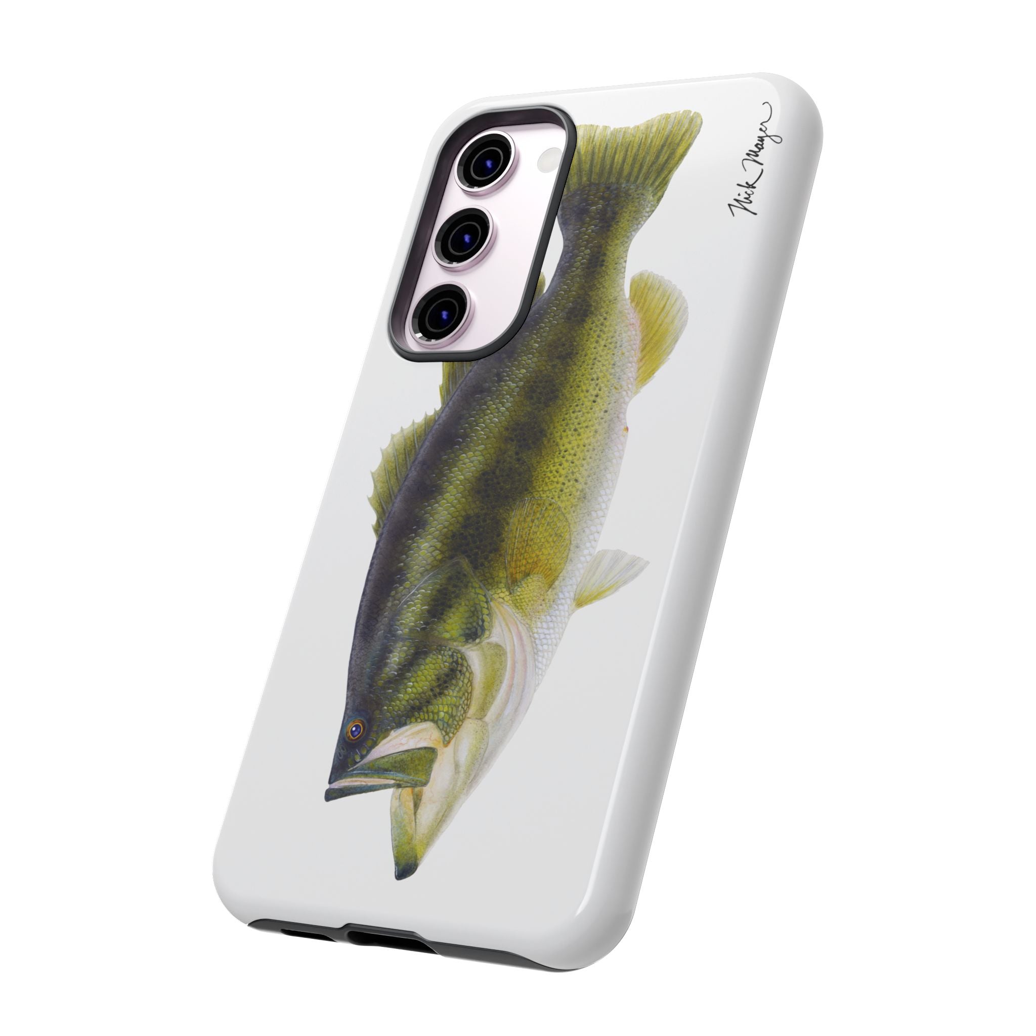 Largemouth Bass White Phone Case (Samsung)