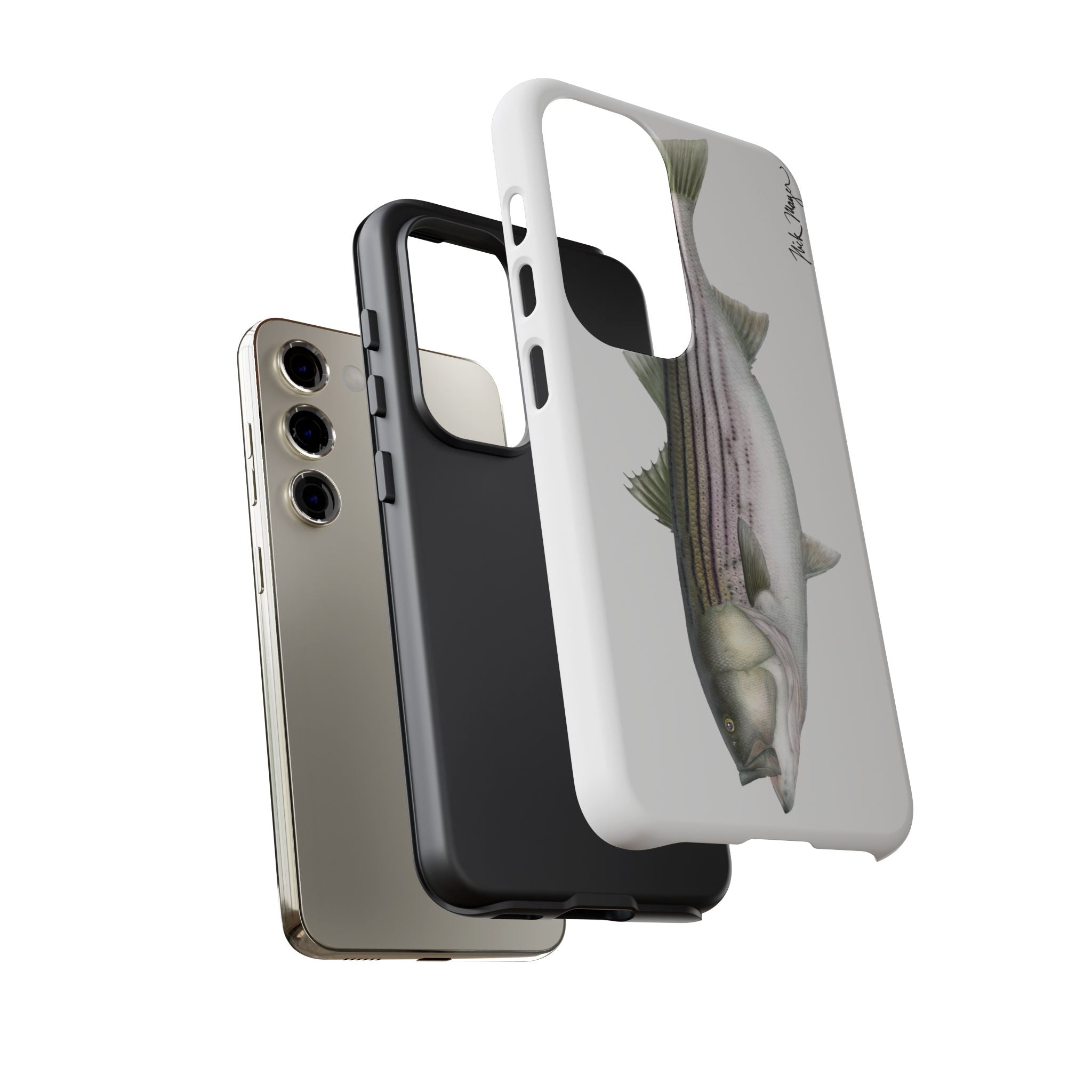 30 lb Striper White Phone Case (Samsung)