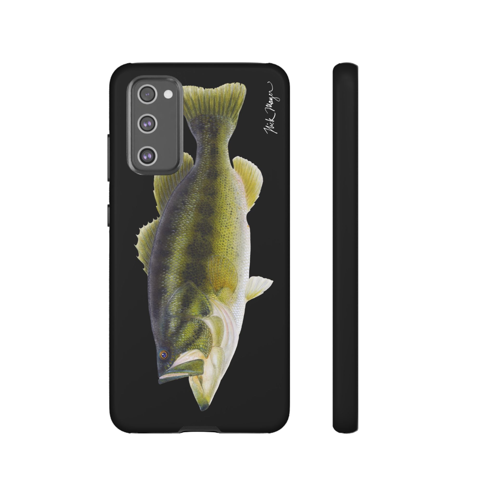 Largemouth Bass Black Phone Case (Samsung)