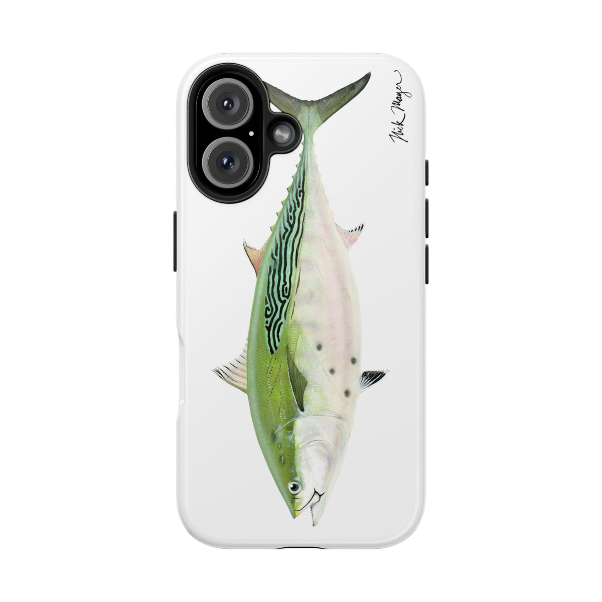 Albie White Phone Case (iPhone)