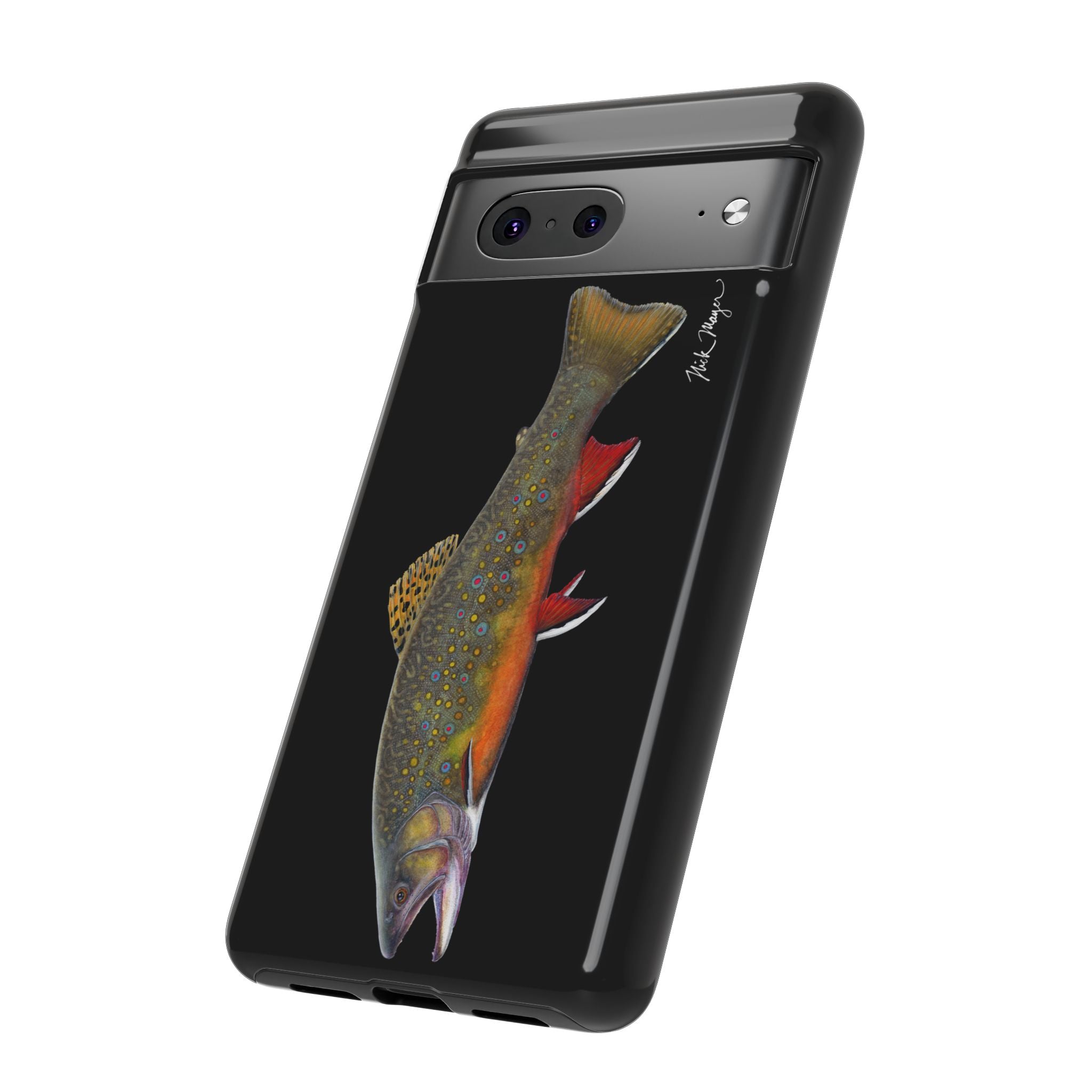 Brook Trout Black Phone Case (Samsung)