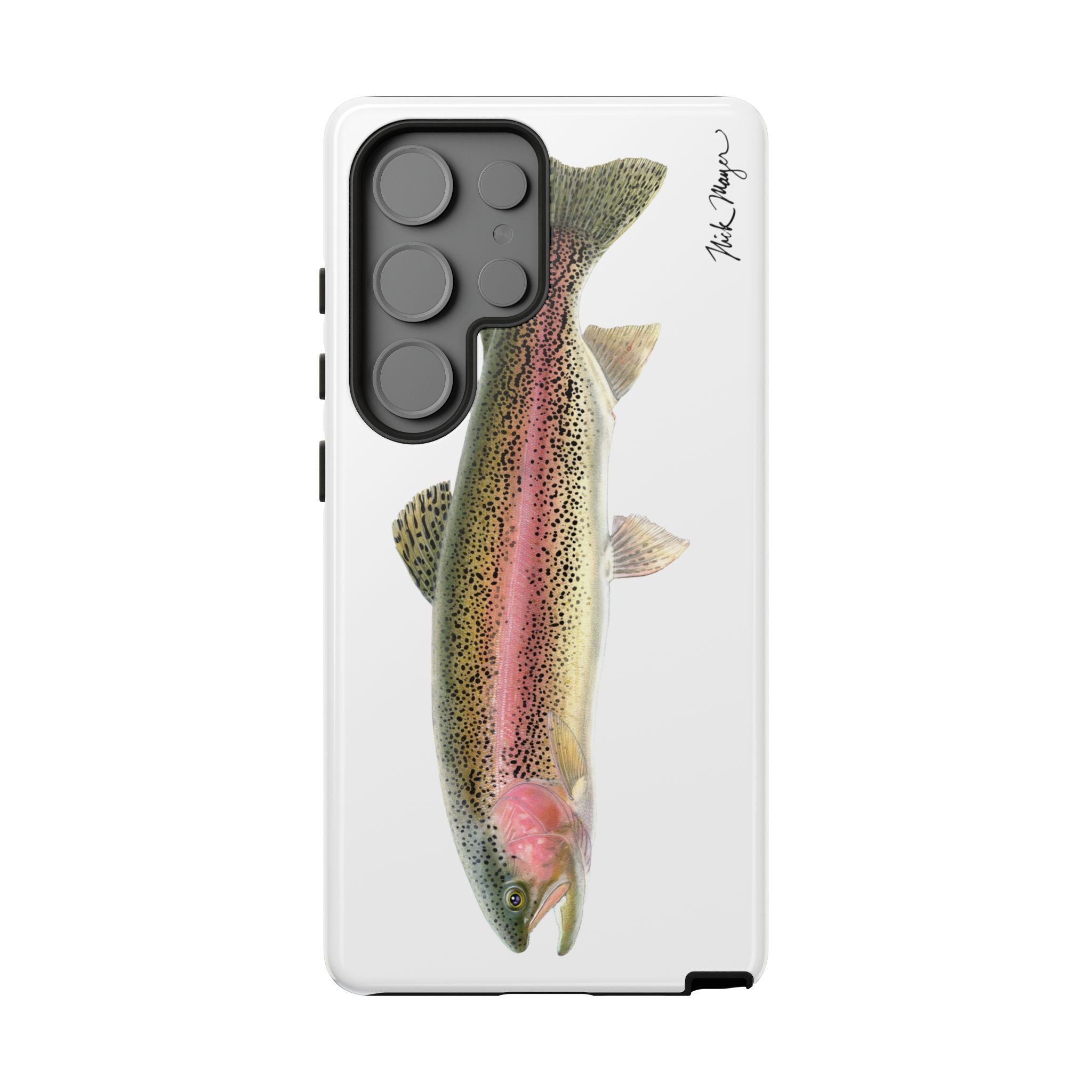 Rainbow Trout White Phone Case (Samsung)