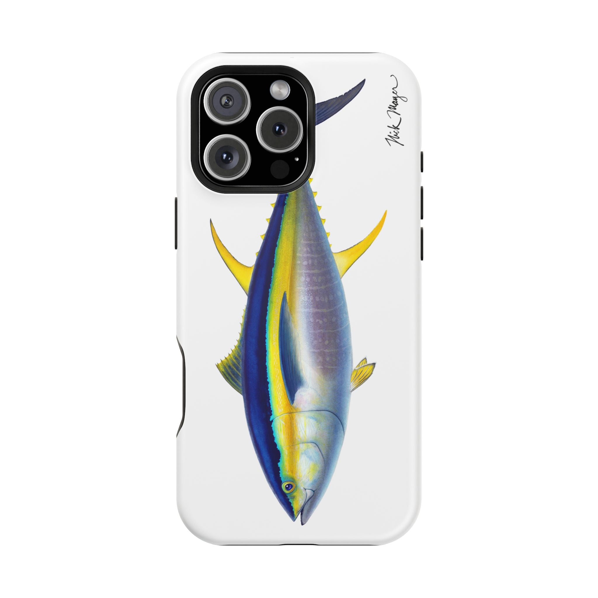 Yellowfin Tuna MagSafe White iPhone Case