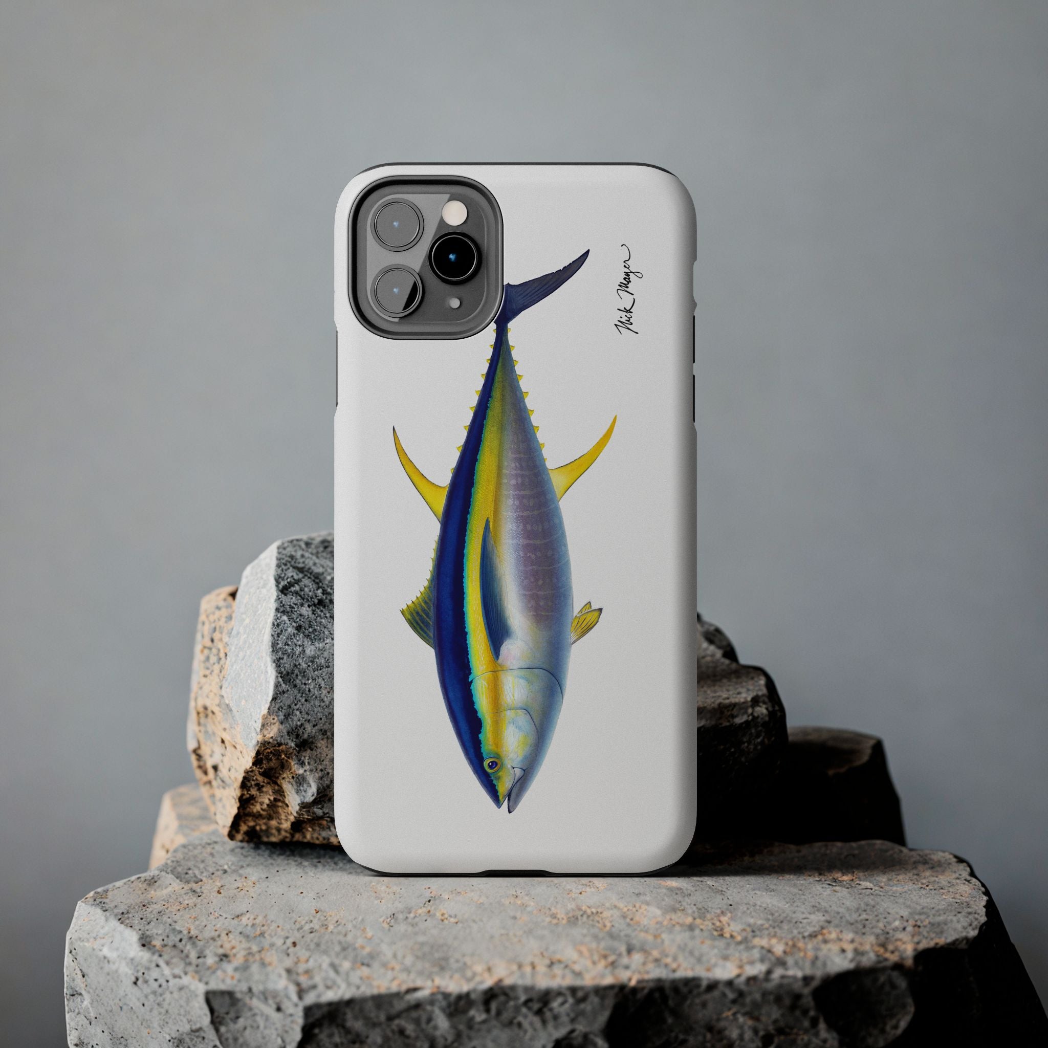 Yellowfin Tuna White Phone Case (iPhone)