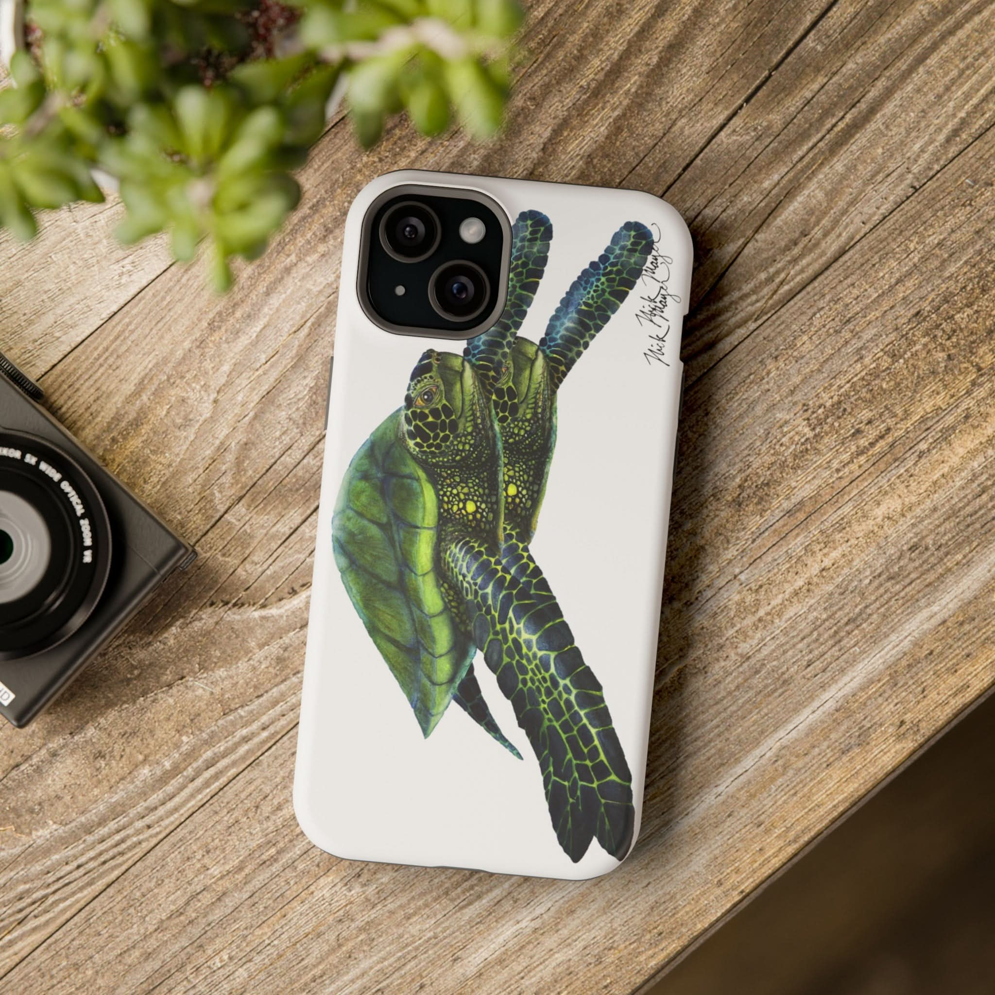 Green Sea Turtle MagSafe iPhone Case