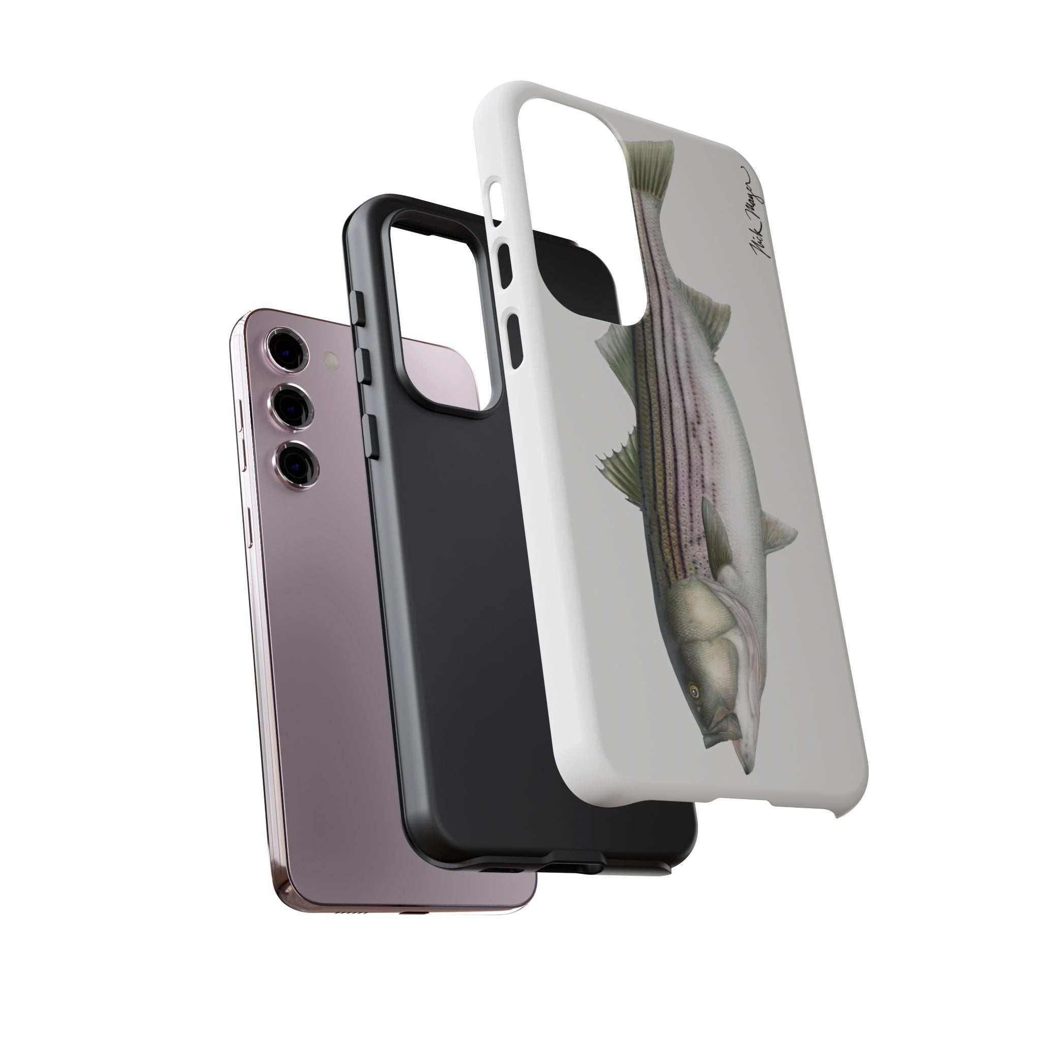 30 lb Striper White Phone Case (Samsung)