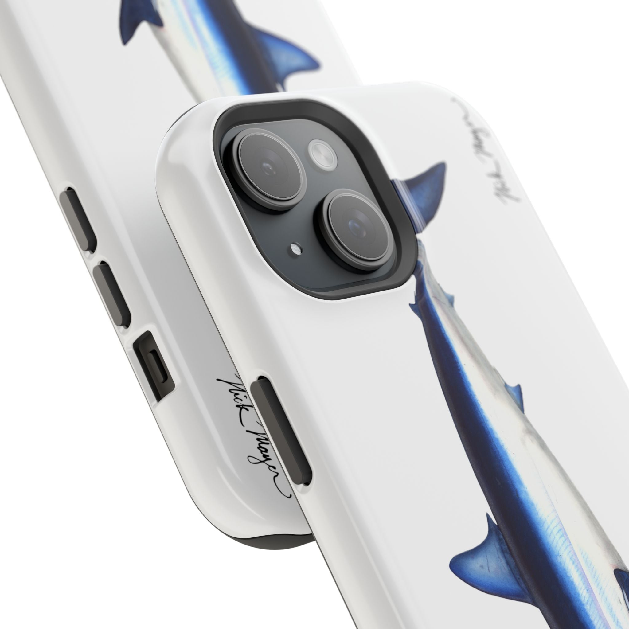 Mako Shark MagSafe White iPhone Case