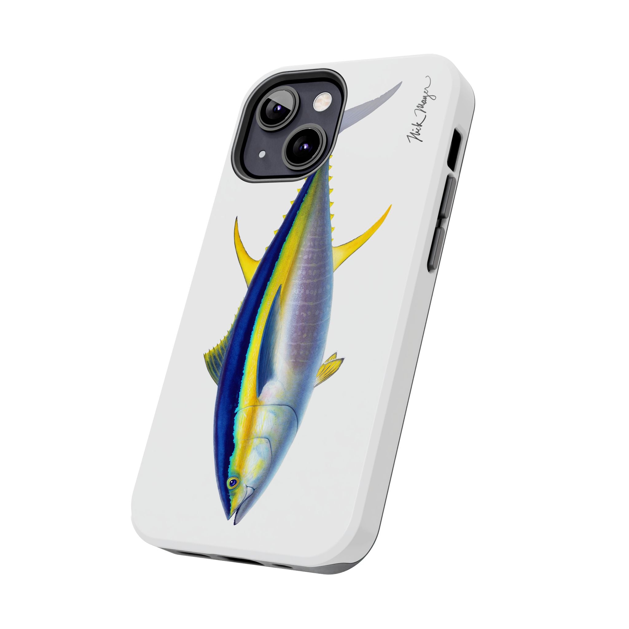 Yellowfin Tuna White Phone Case (iPhone)