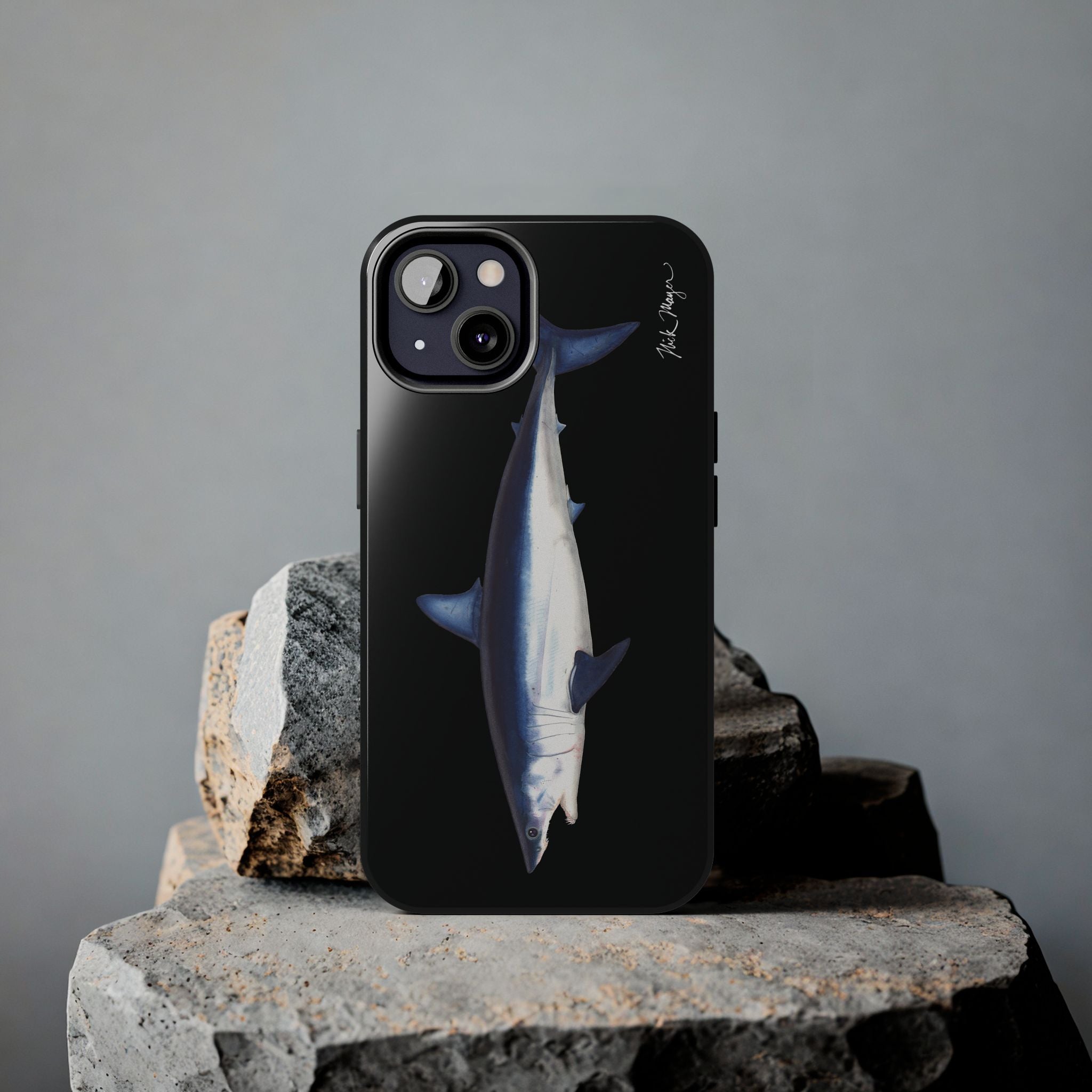 Mako Shark Black iPhone Case