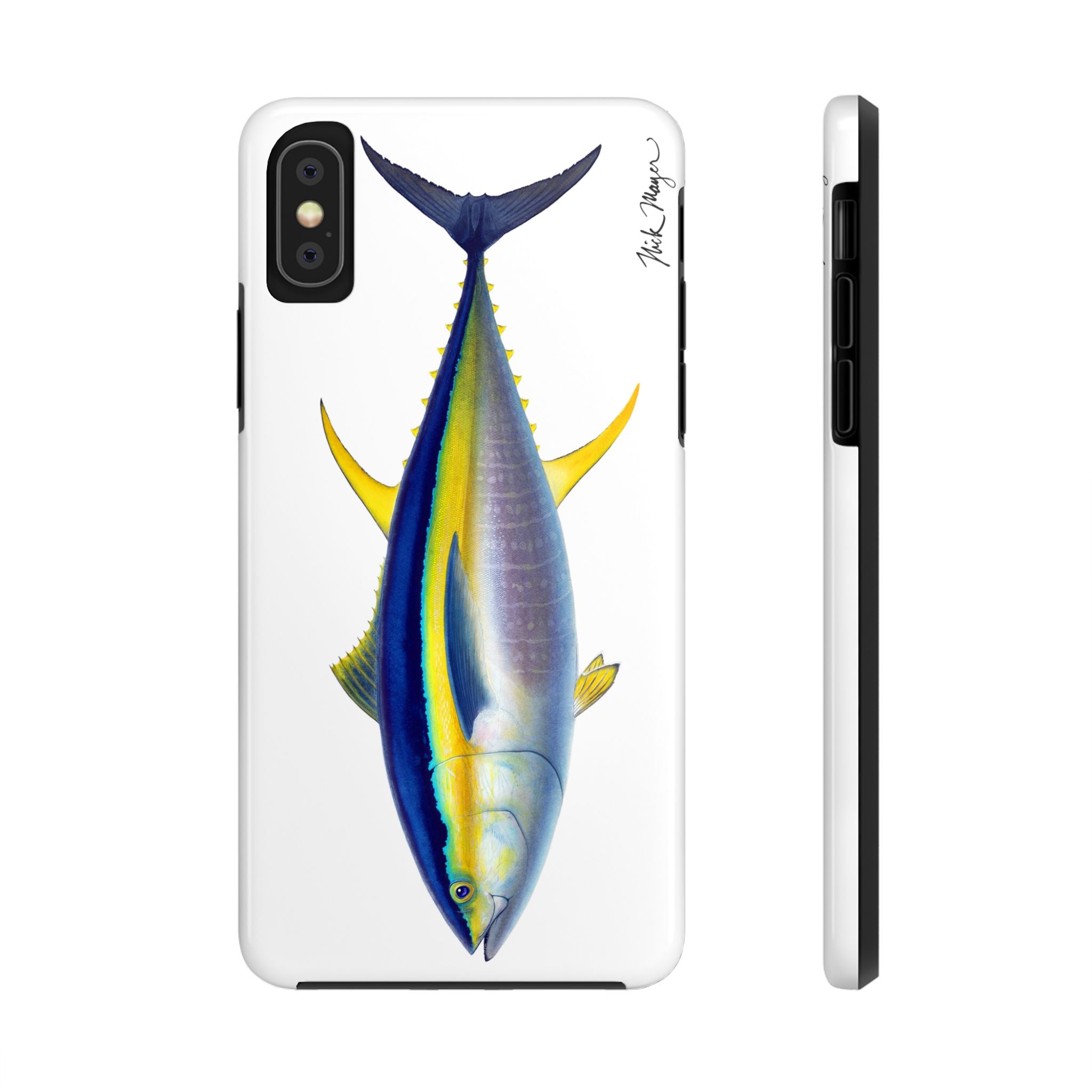 Yellowfin Tuna White Phone Case (iPhone)